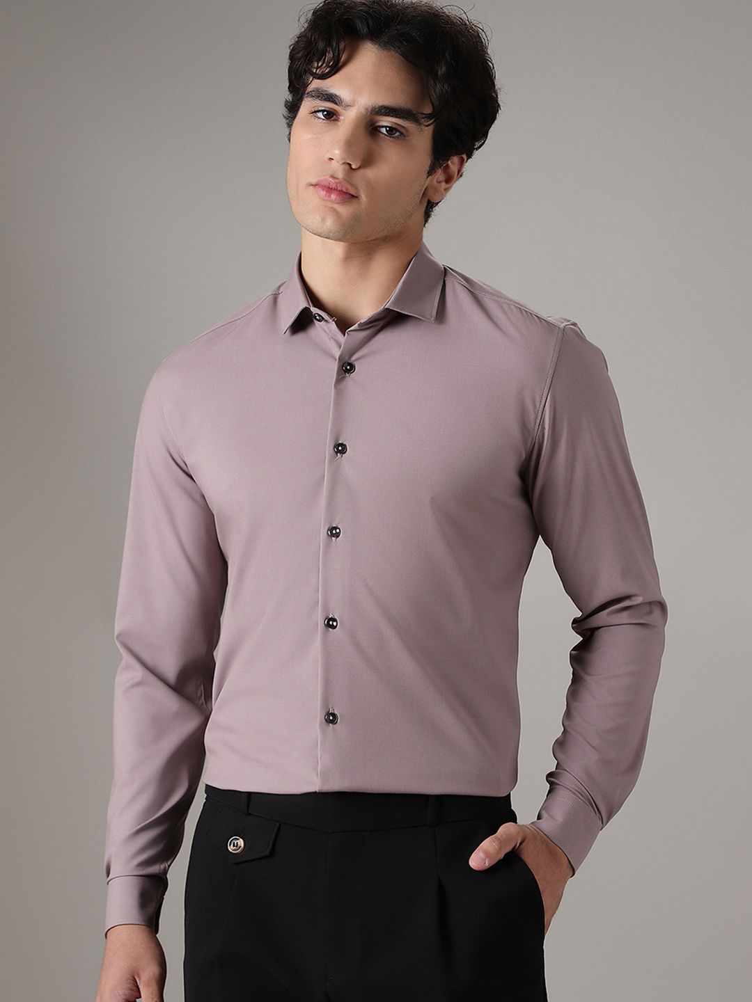 Banana Club Men Relaxed Slim Fit Opaque Casual Shirt