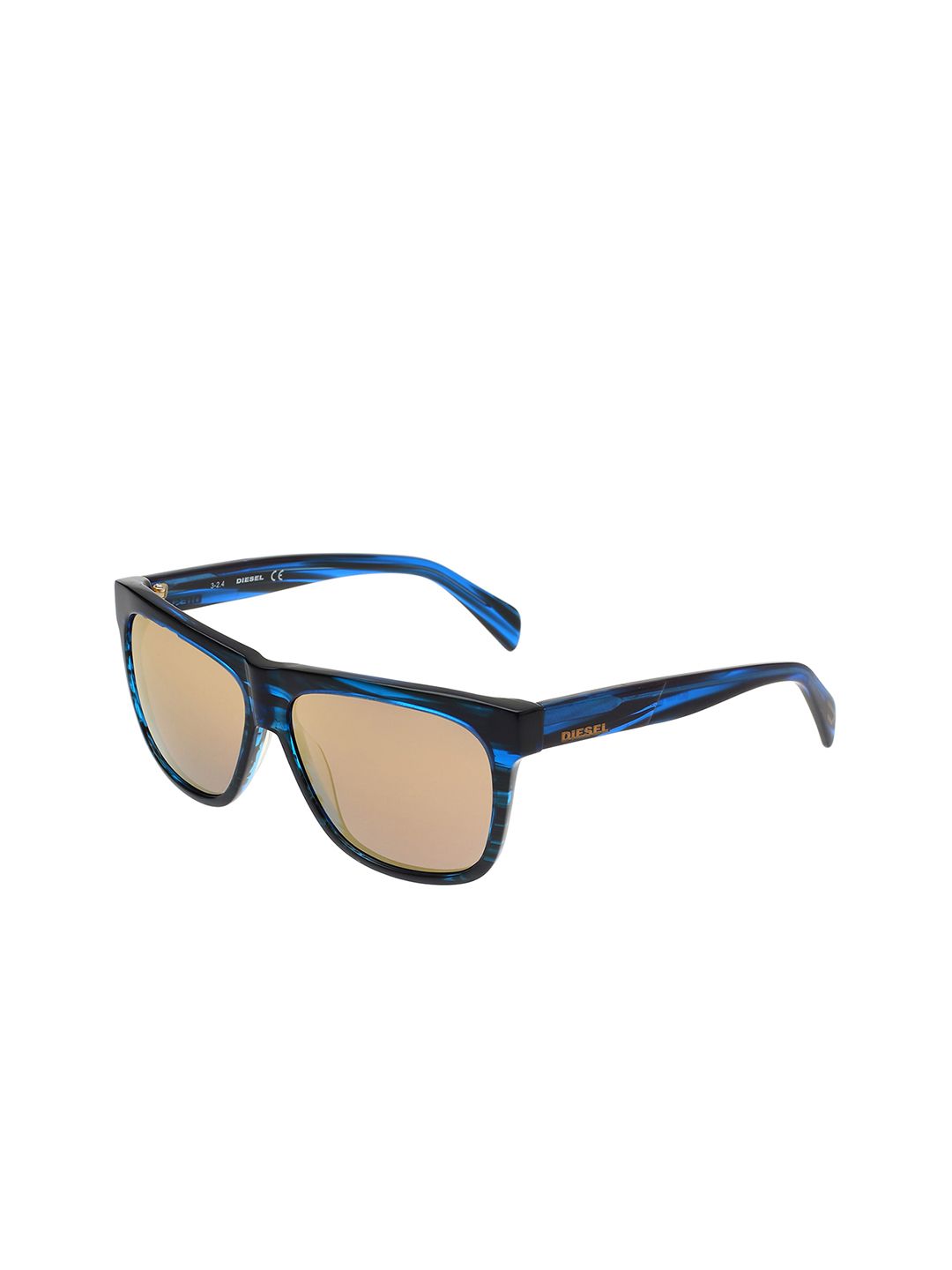 DIESEL Unisex Square Sunglasses with UV Protected Lens - DL0100 92C 58 S