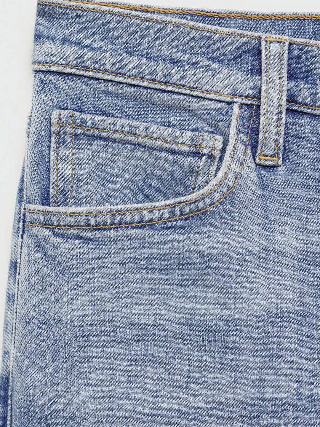 Slim Fit Light Fade Stretchable Cropped Jeans
