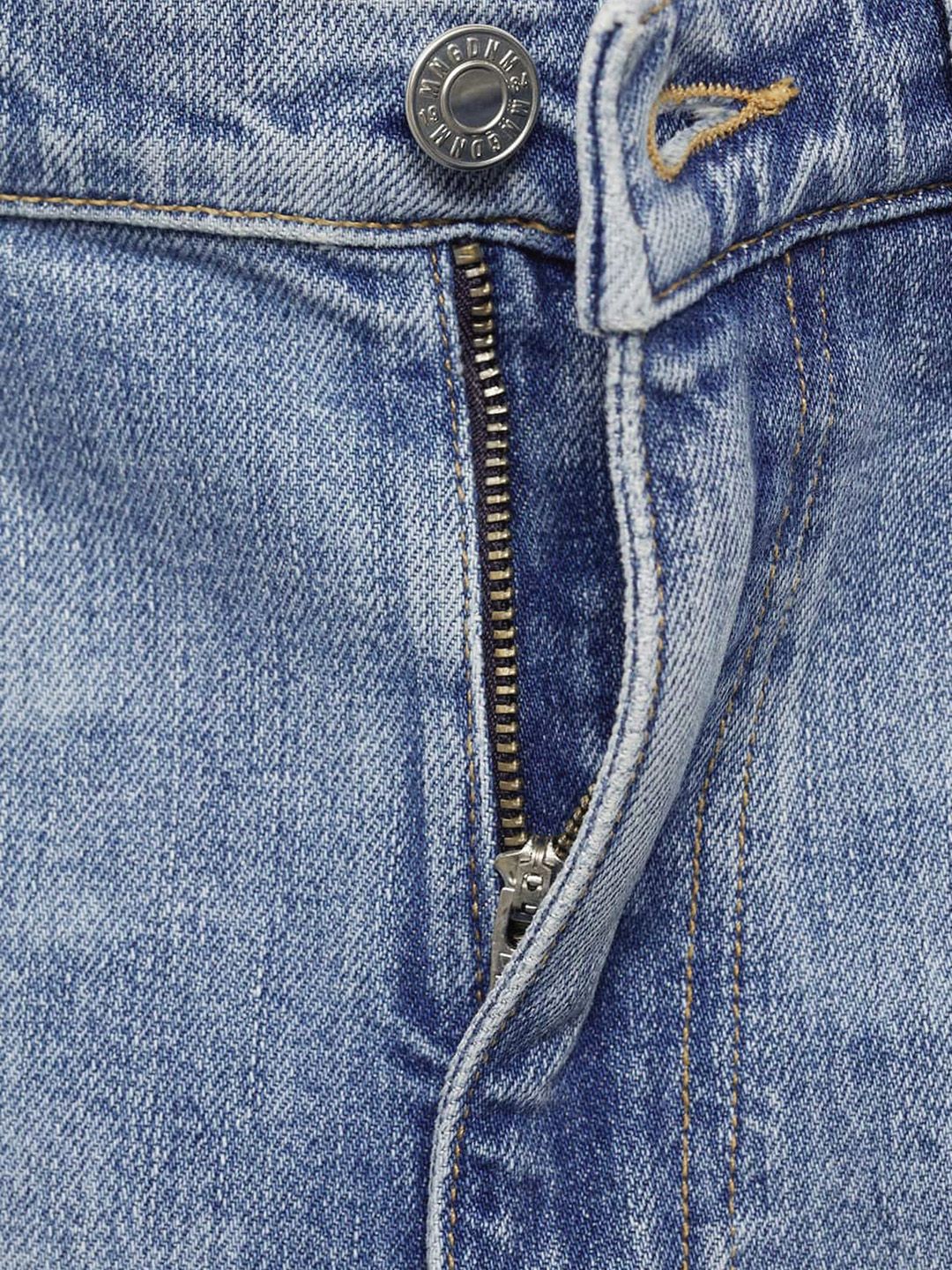 Slim Fit Light Fade Stretchable Cropped Jeans