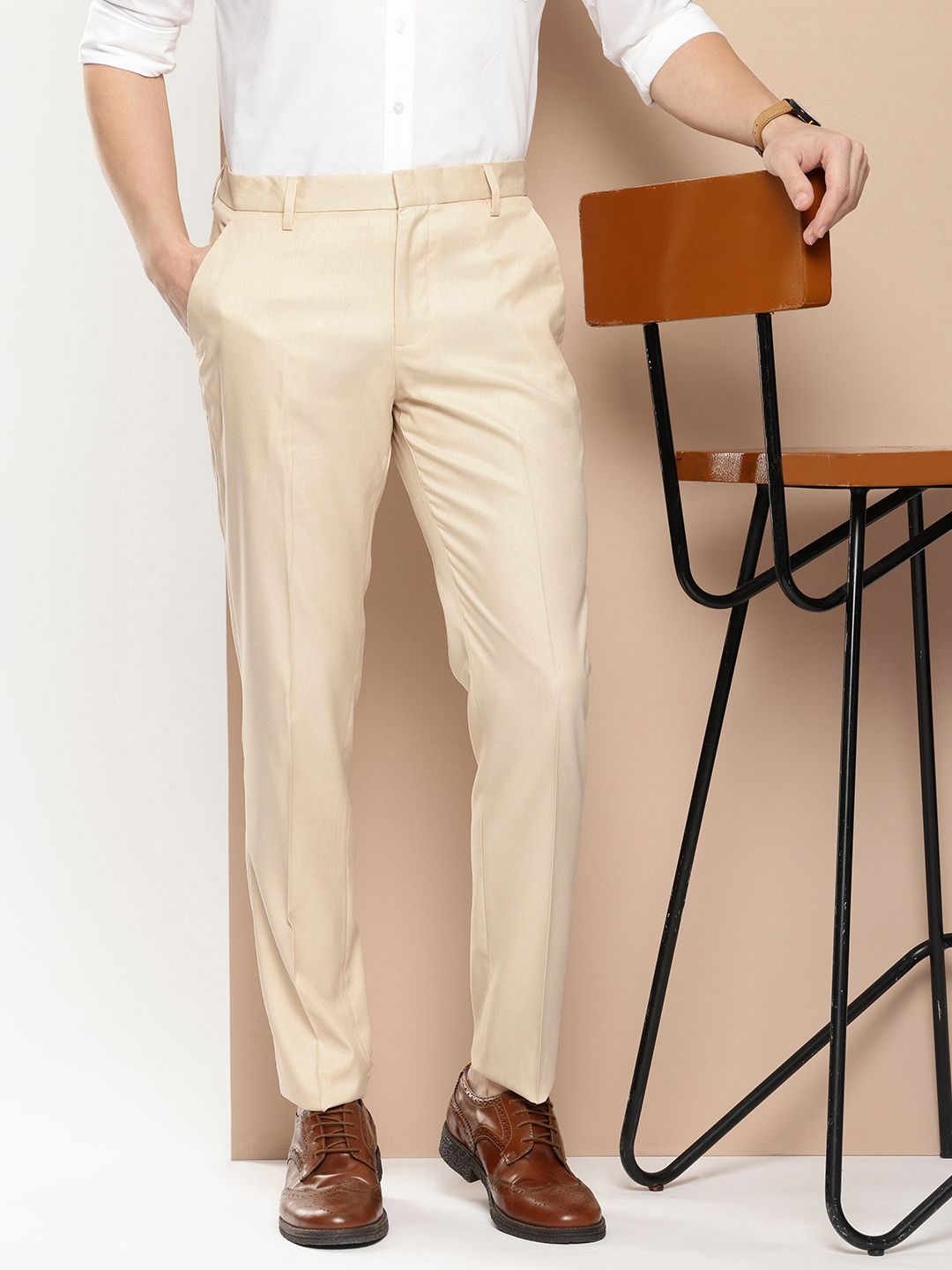 encore by INVICTUS Men Formal Trousers