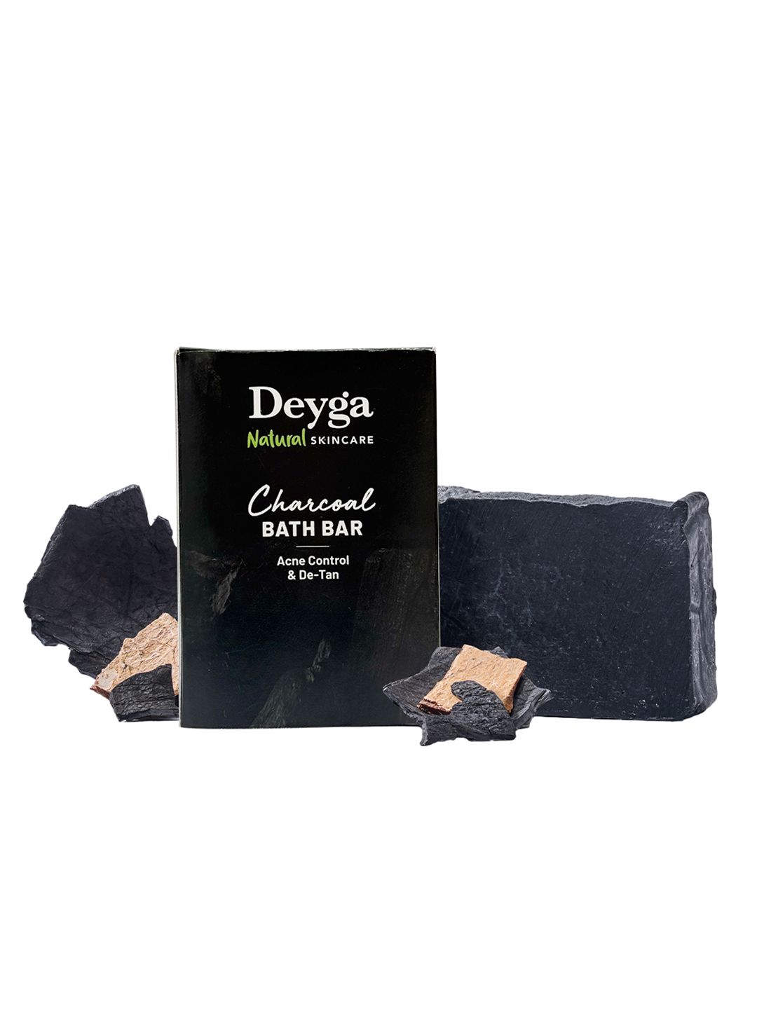 Deyga Organics Charcoal Soap Deep Cleansing & Oil Control Bath Bar 130 g