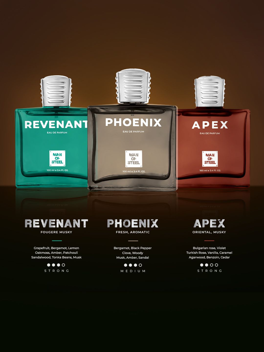 Buy Denver Man of Steel Phoenix Eau de Parfum - 100 ml - Perfume