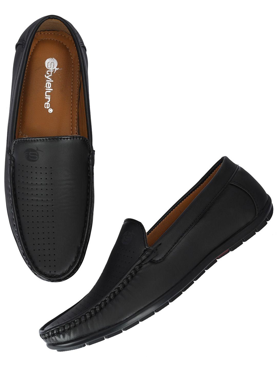 Stylelure Men Textured Formal Loafers