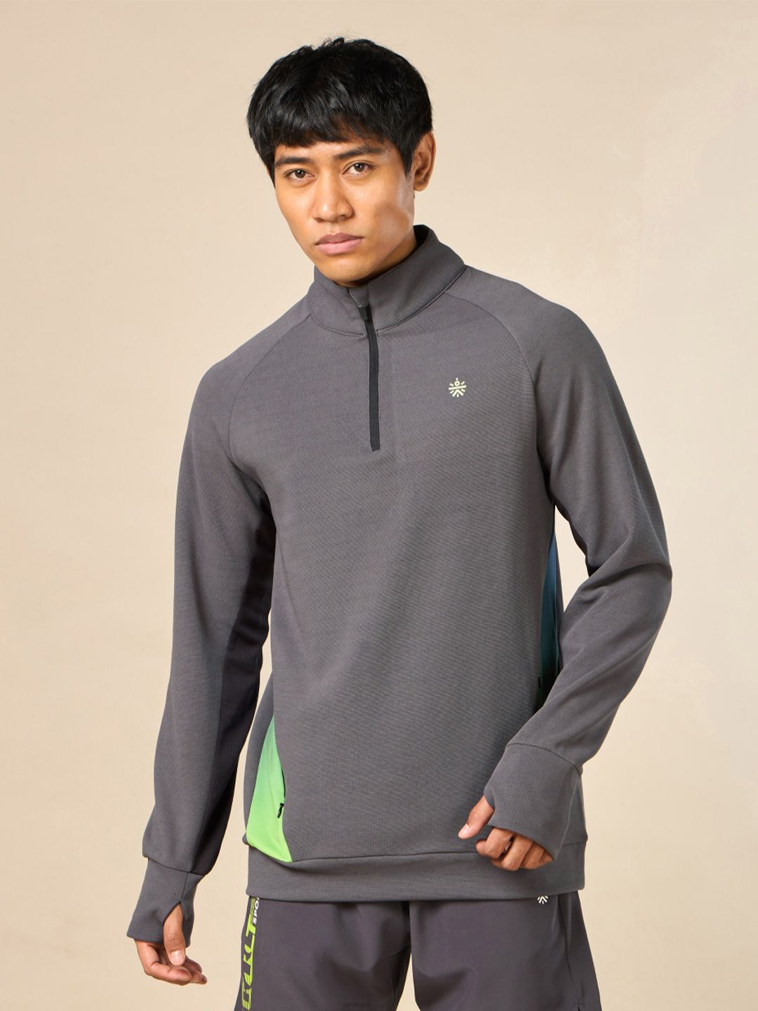 CULT Train Like A Pro Colourblocked Moisture Wicking Training Jacket deal from myntra