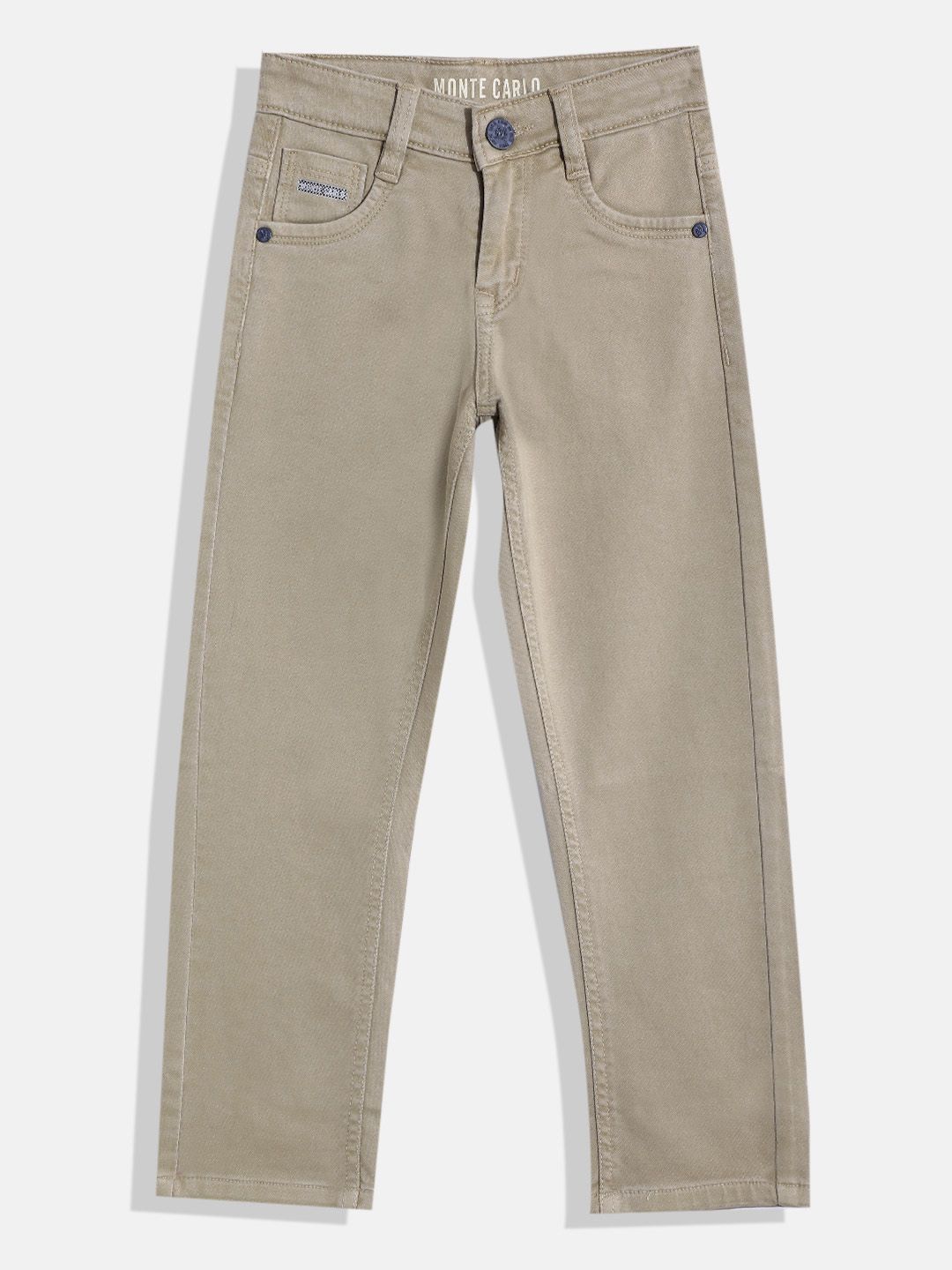 Monte Carlo Boys Straight Fit Stretchable Jeans