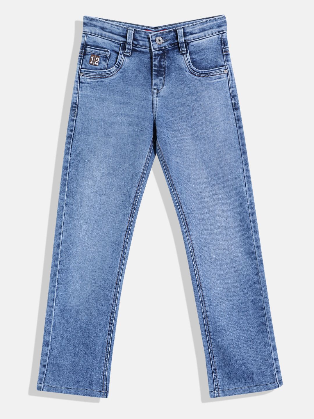 Monte Carlo Boys Light Fade Stretchable Regular Fit Jeans