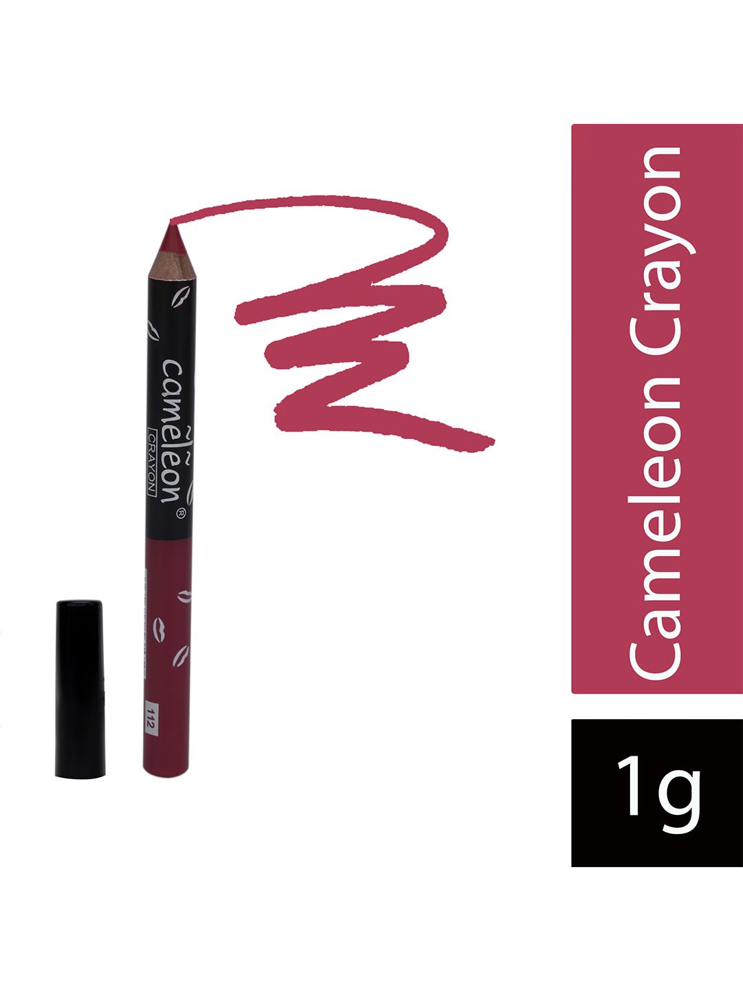 Cameleon Crayon Long Lasting Lipstick Pencil - 1 g - Mulberry 112