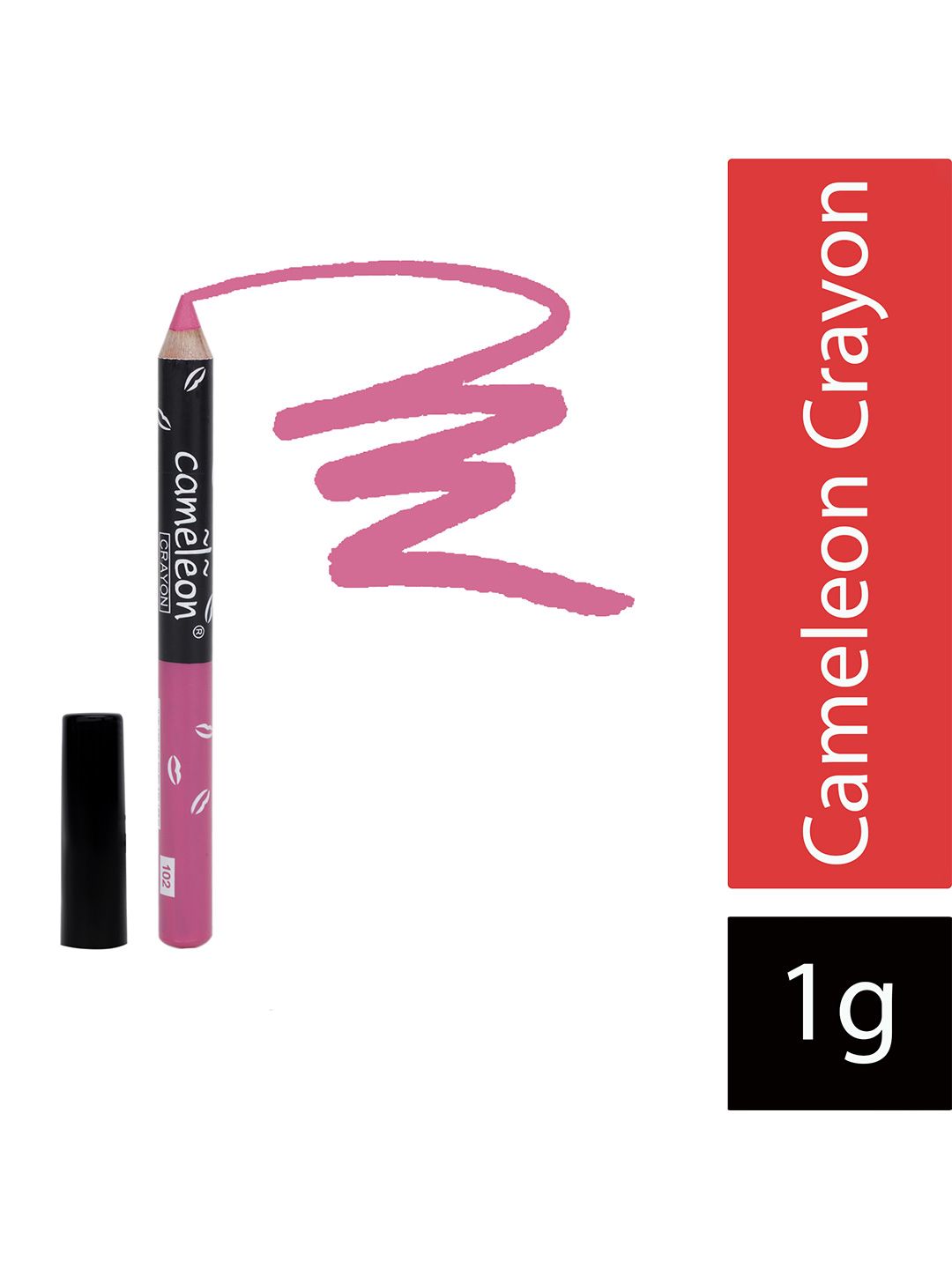 Cameleon Crayon Long Lasting Lipstick Pencil - 1 g - Pink 102