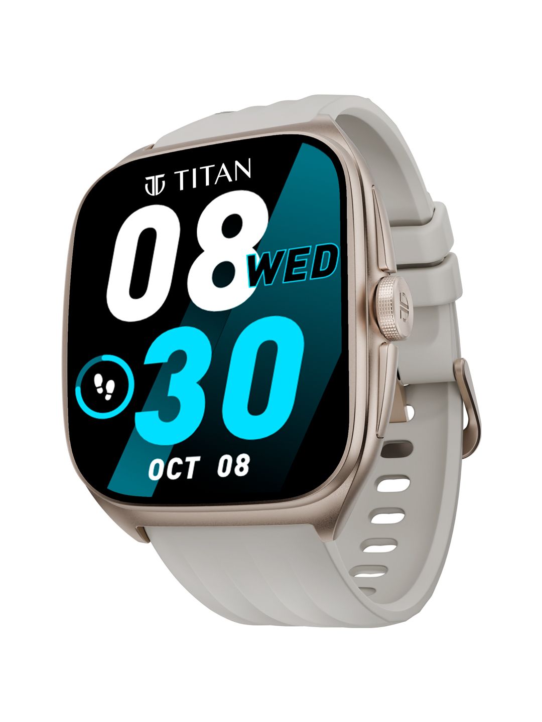 Titan Evolution 1.85 Curved AMOLED Display Working Crown BT Calling IP68 Smart Watch