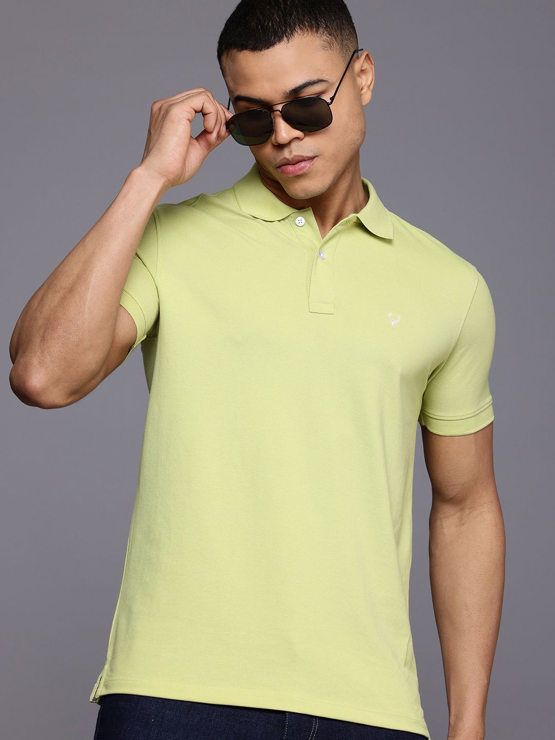 Allen Solly Men Polo Collar T-shirt