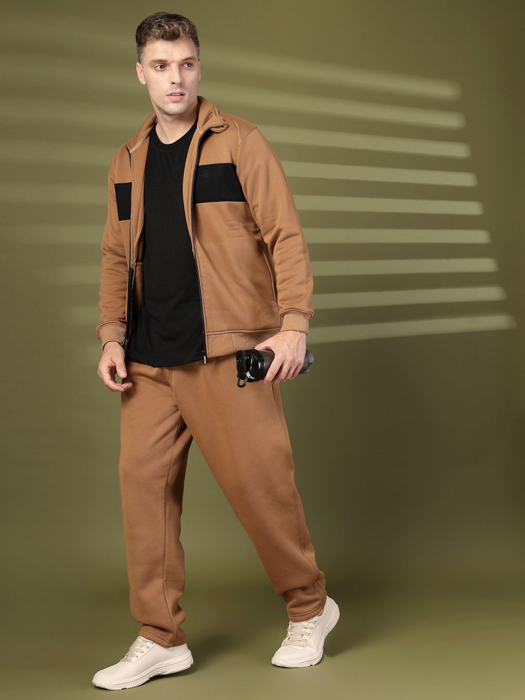 CHKOKKO Men Winter Tracksuits