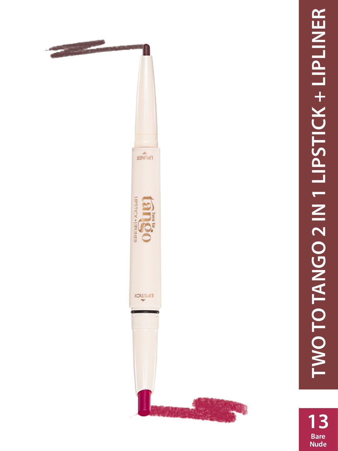 GLAM21 Two To Tango Lip Liner + Lipstick Duo 0.65g- Bare Nude 13