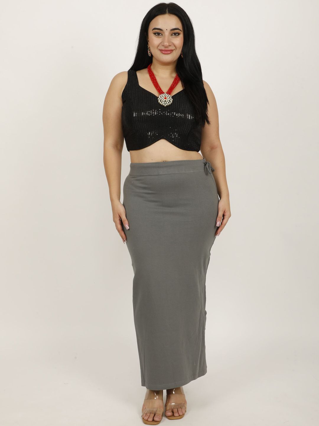 DUNBERRY LONDON Premium Bamboo Cotton Lycra Seamless Saree Shapewear