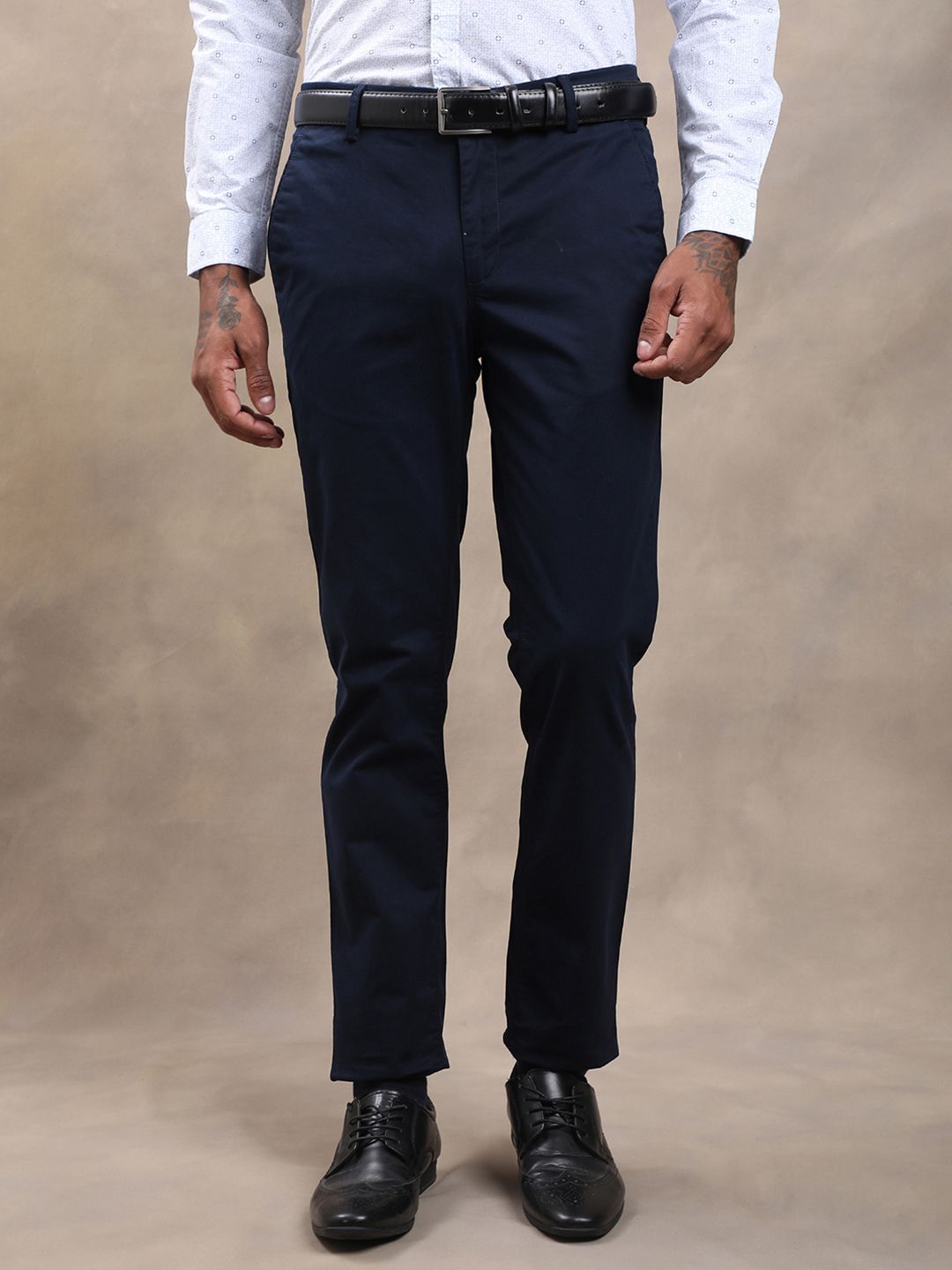 Turtle Men Ultra Slim Fit Formal Trousers