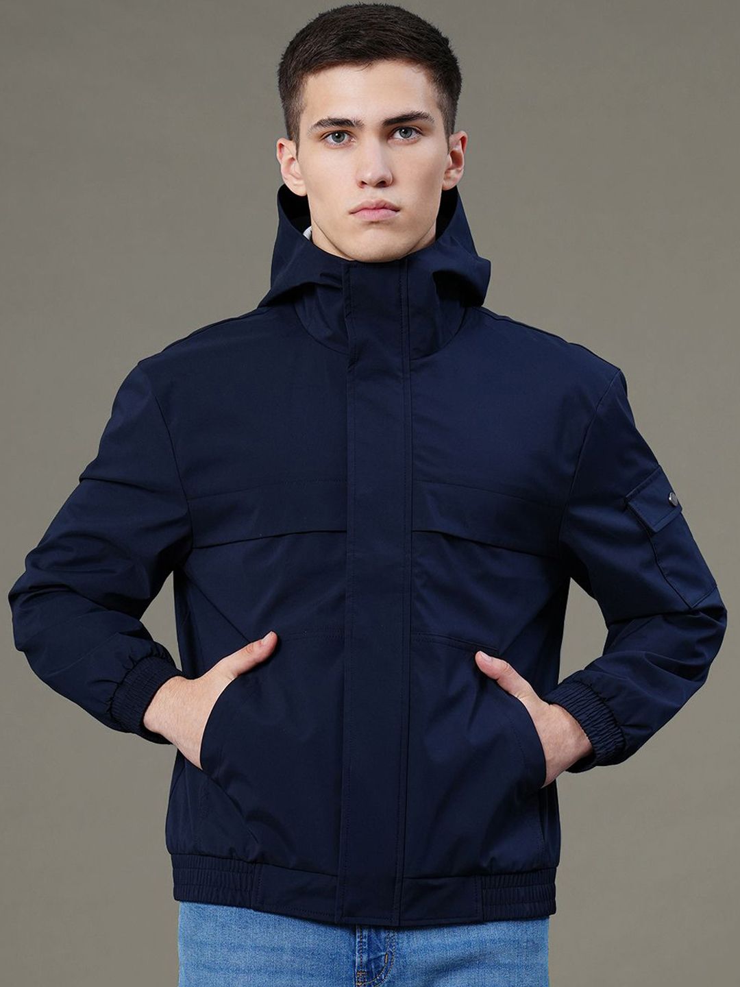 Red Tape Men Solid Casual Jacket