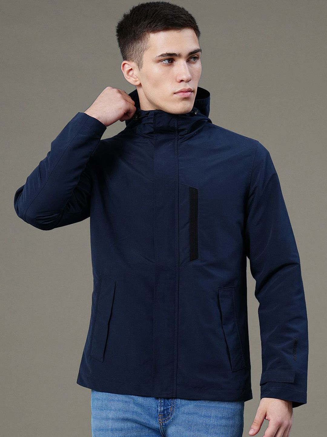 Red Tape Men Solid Casual Jacket