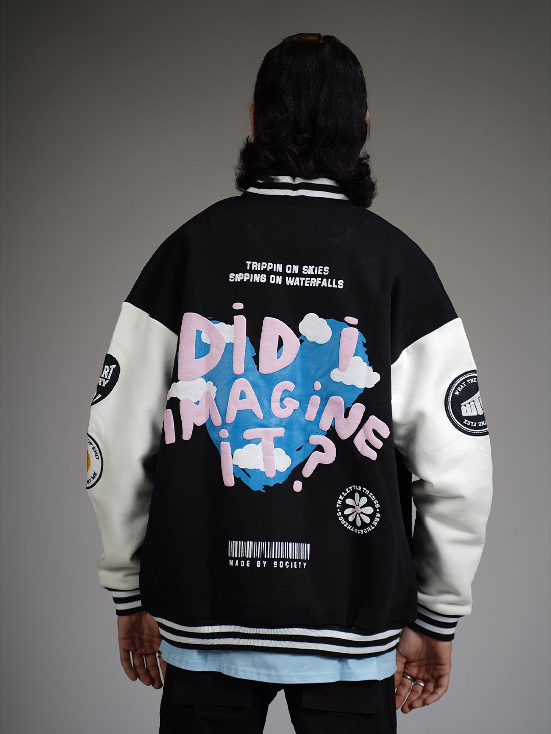 ジャケット・アウター check frill shirt blouson FEKETE FreeZone ブルゾン アウター チェックシャツレイヤード風ジャケット