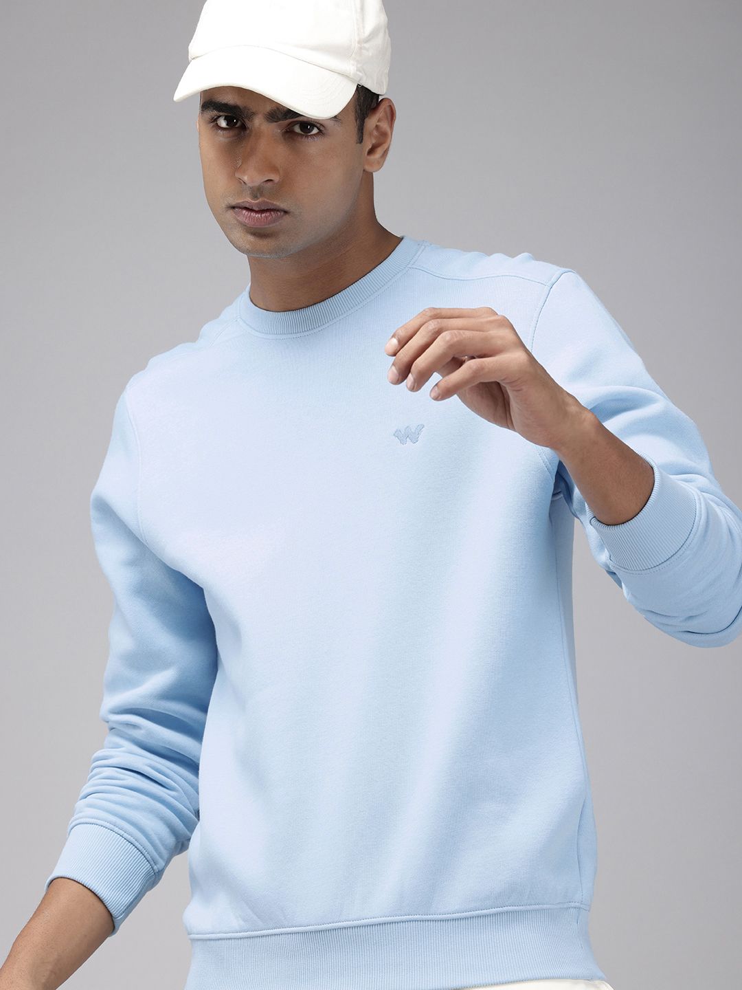 Wildcraft Solid Round-Neck Pullover Sweatshirt