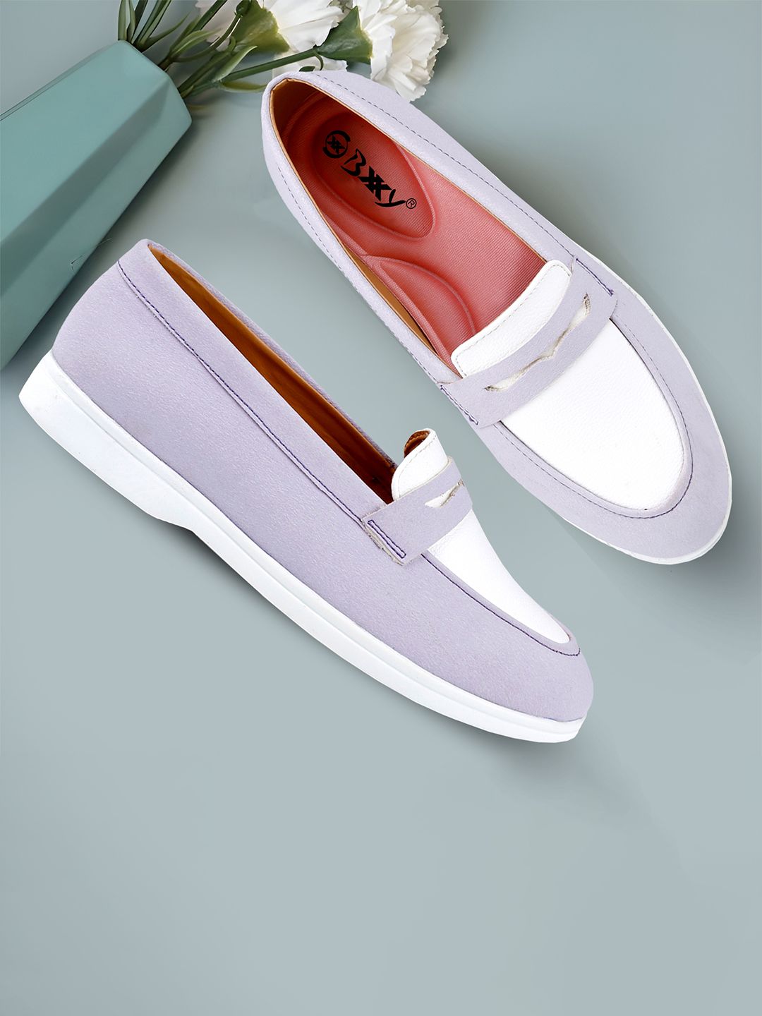 Bxxy Women PU Slip-On Loafers