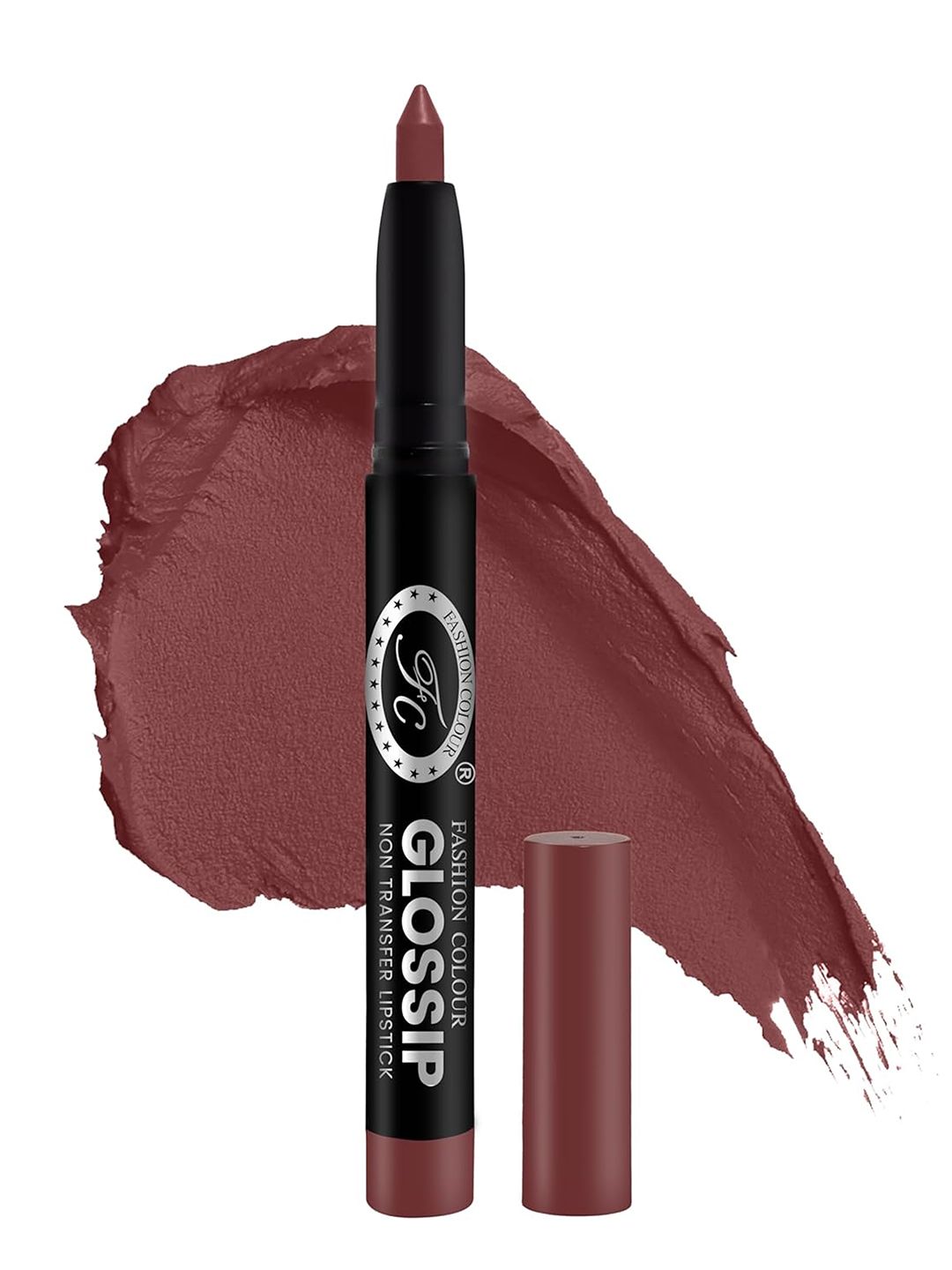 Fashion Colour Glossip Non Transfer Matte Lip Crayon - 3g - Terra Copper - 812