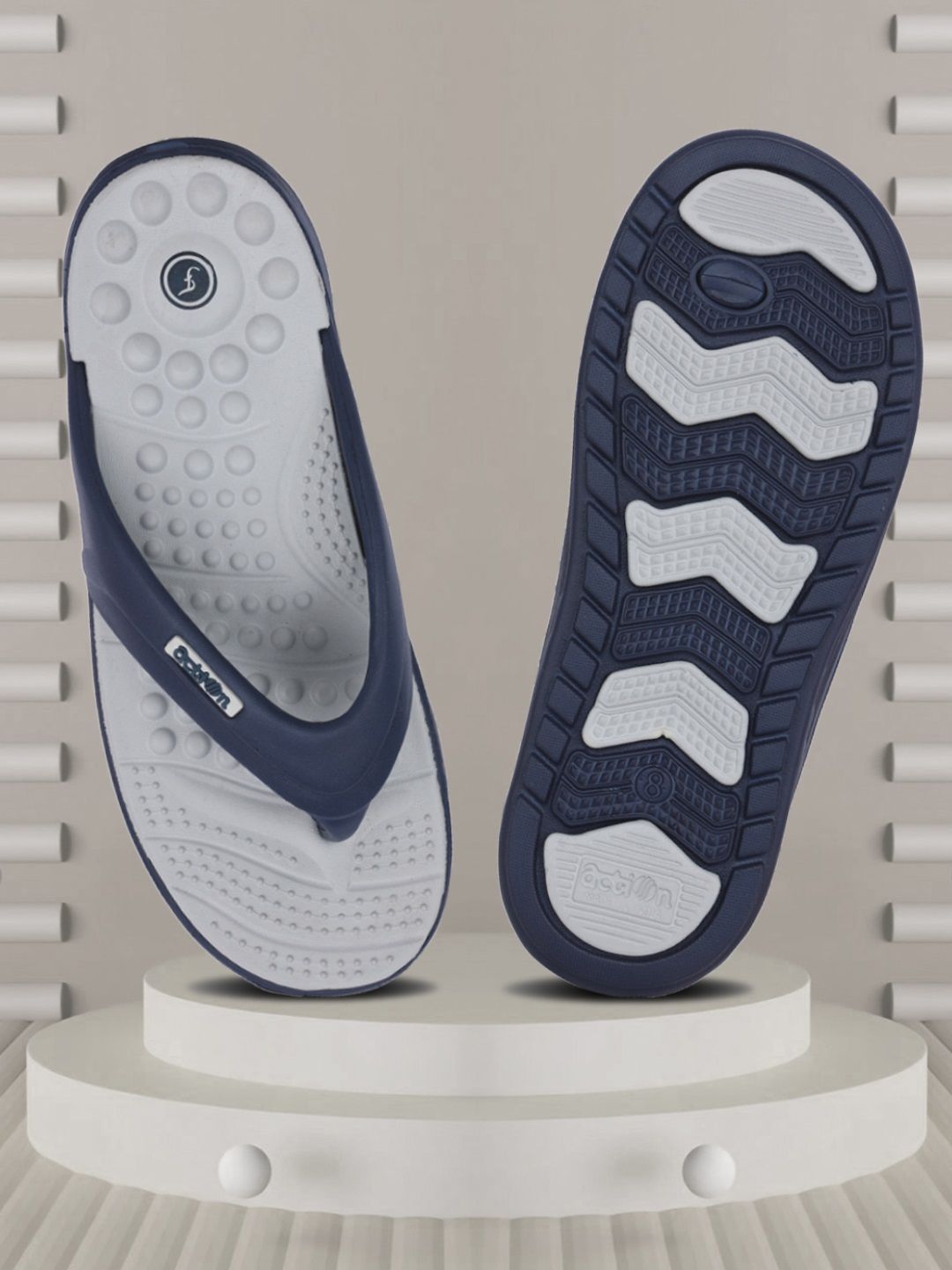 Action Plus Men Rubber Thong Flip-Flops