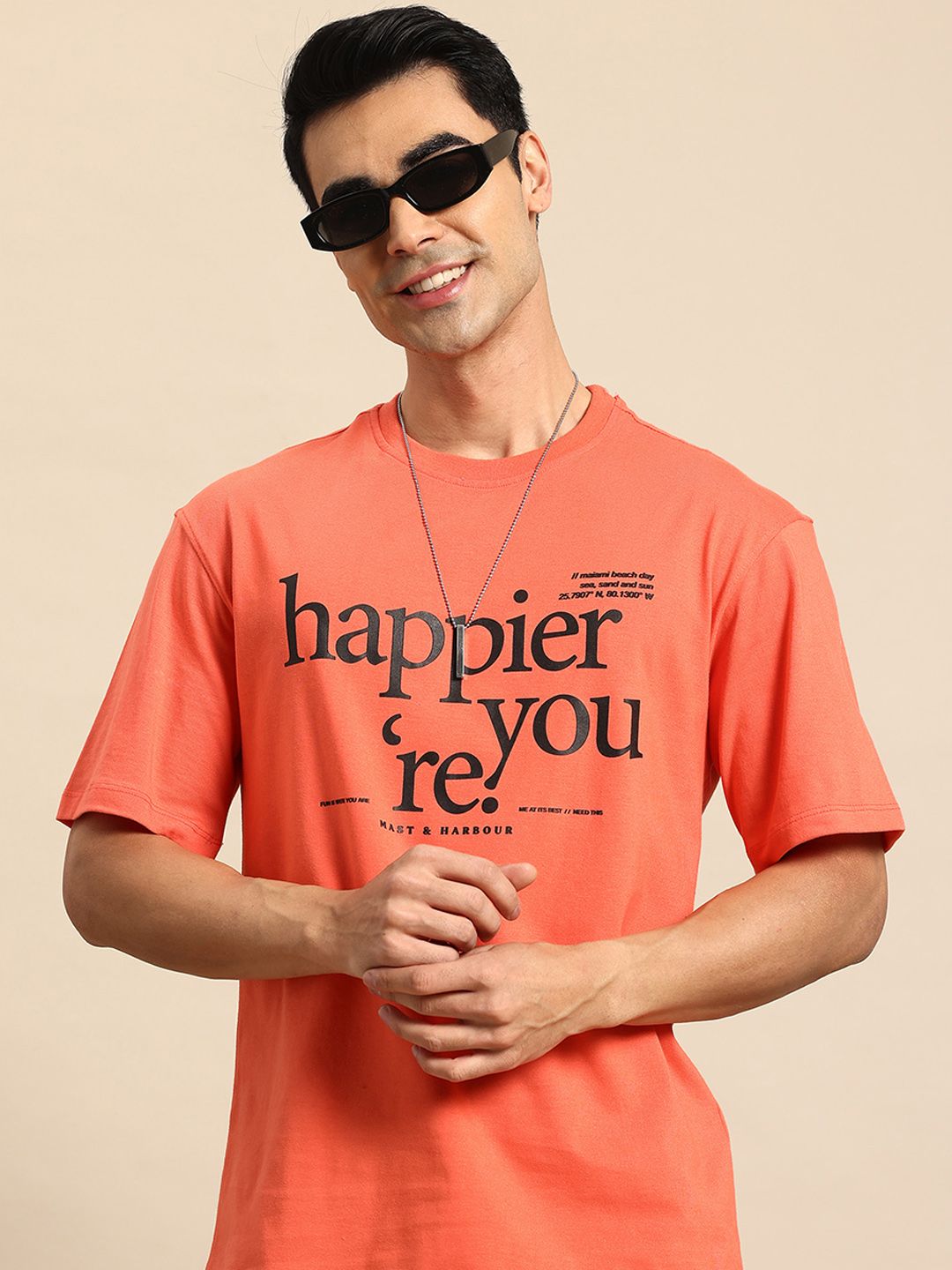 Mast & Harbour Typography T-shirt