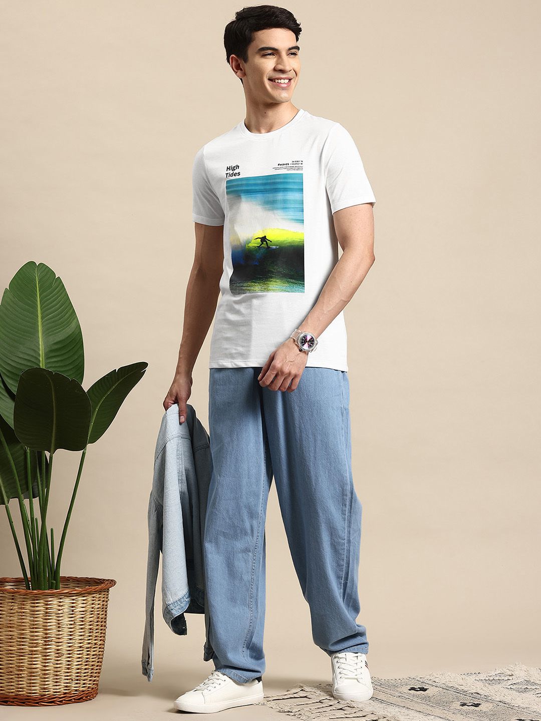 Mast & Harbour Graphic Printed T-shirt
