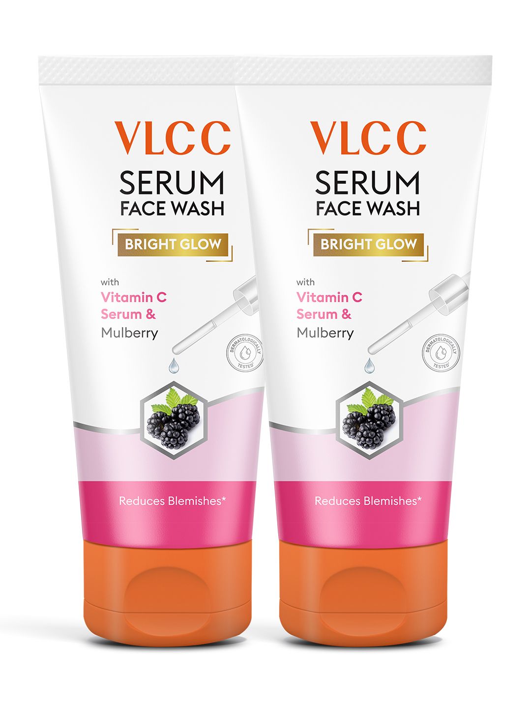 VLCC Set Of 2 Buy One Get One Free- Bright Glow Serum Face Wash- 150 ml Each