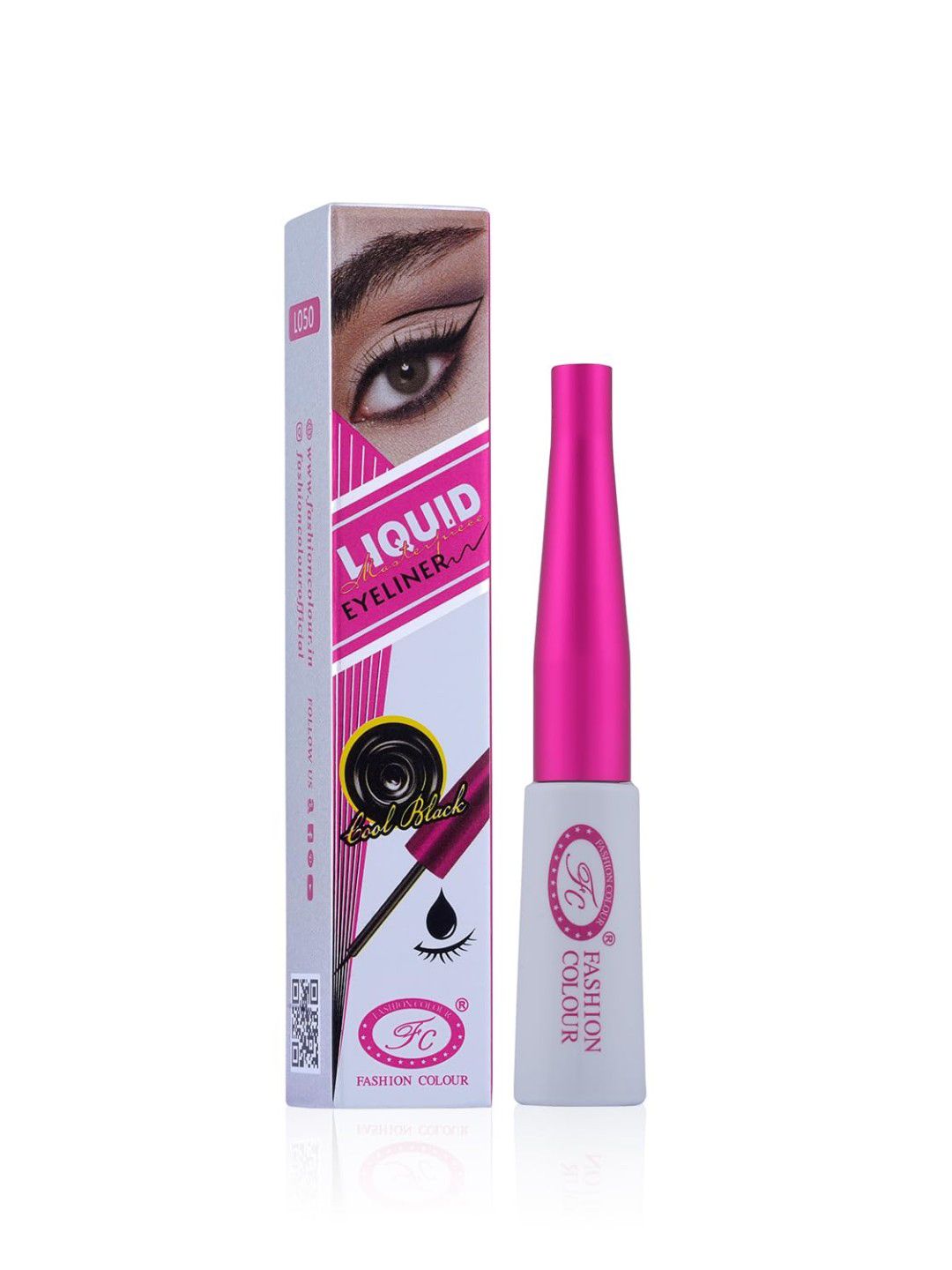 Fashion Colour 12H Long Lasting Highly Pigmented Liquid Eyeliner -5 ml - Black