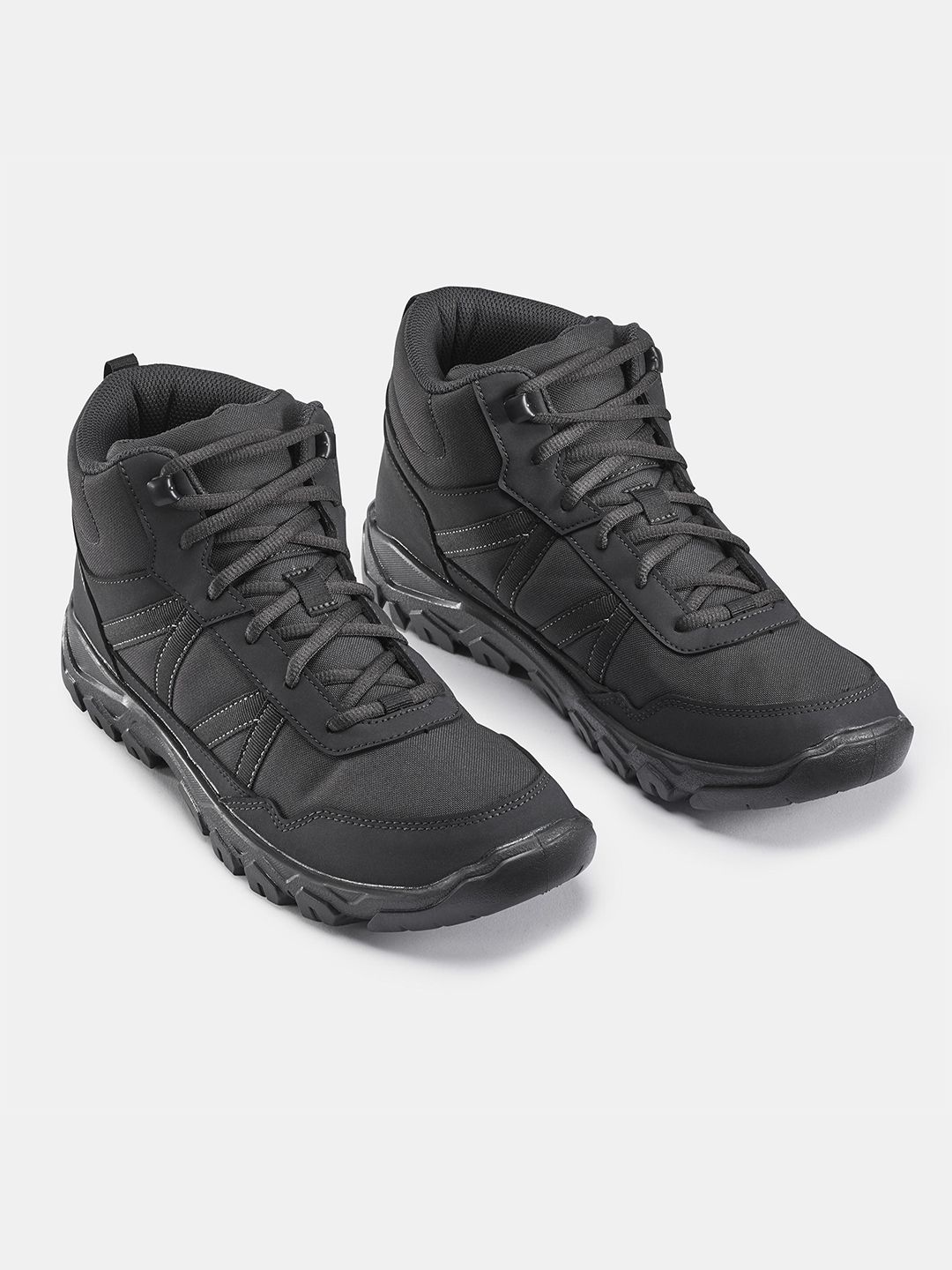 Decathlon Decathlon Quechua - Men Black NH100 Cushioned Hiking Shoes