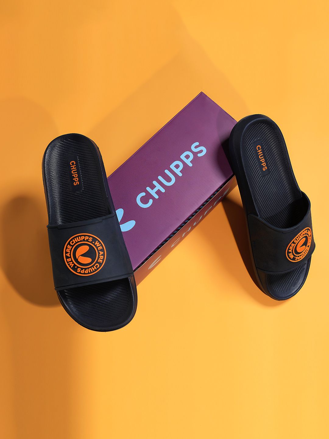 CHUPPS Men Self Design Casual Sliders