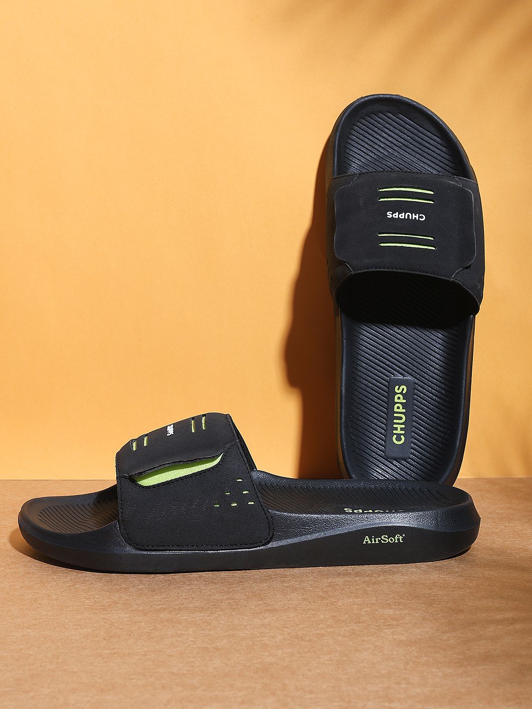 CHUPPS Men Rubber Sliders