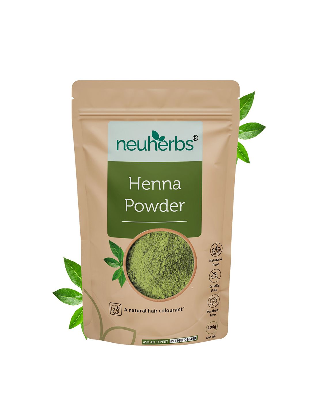 Neuherbs Natural Henna Powder - 100 g