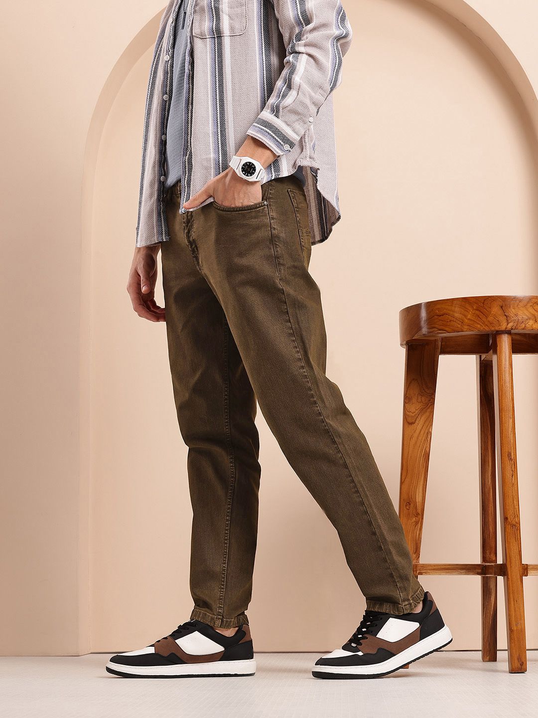 Mast & Harbour Men Slim Fit Stretchable Jeans