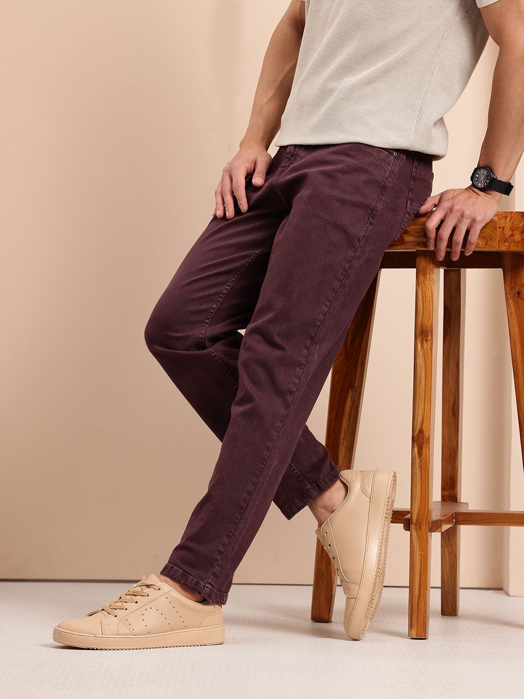 Mast & Harbour Men Slim Fit Stretchable Jeans