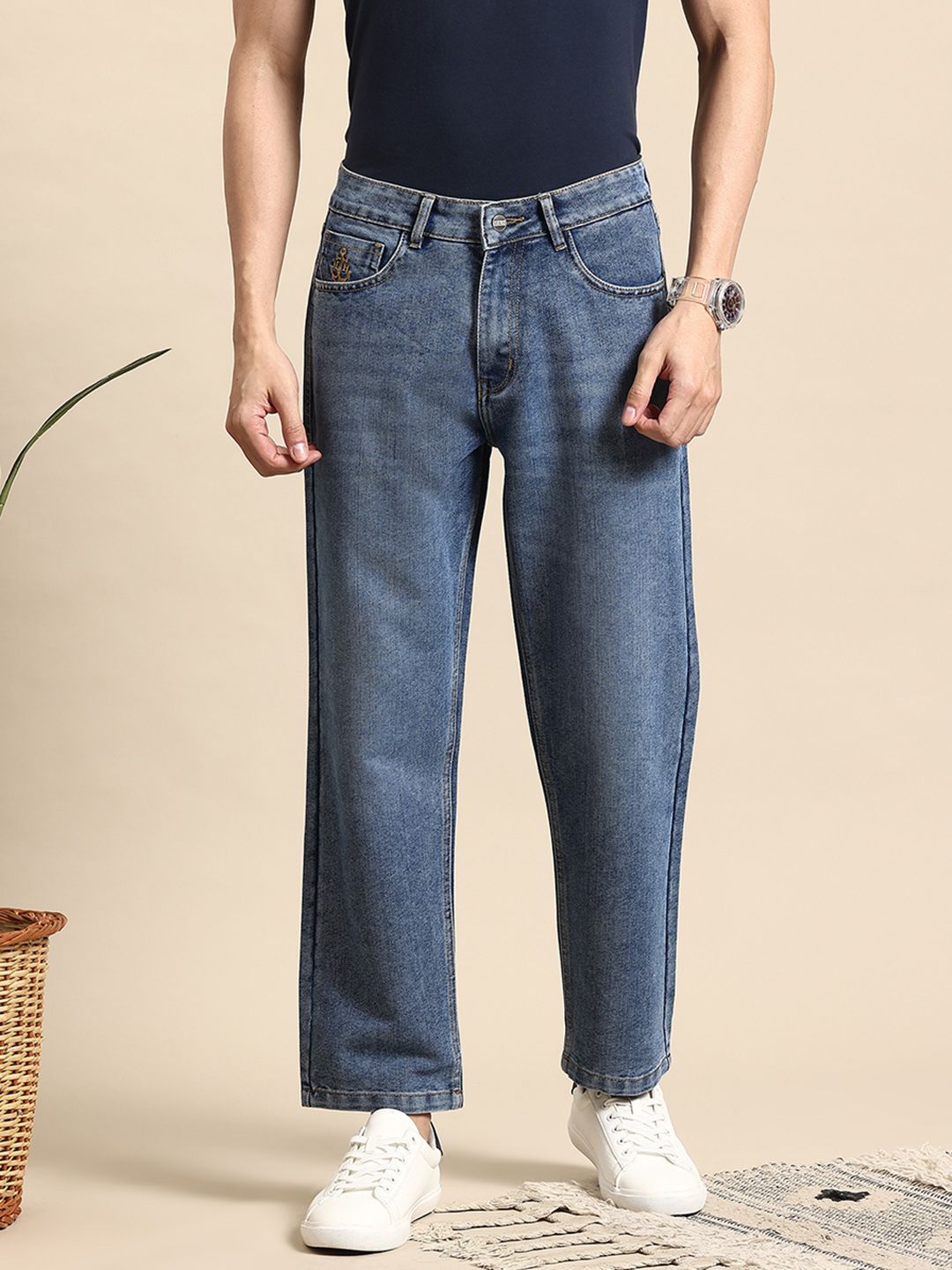 Mast & Harbour Men Relaxed Fit Jeans
