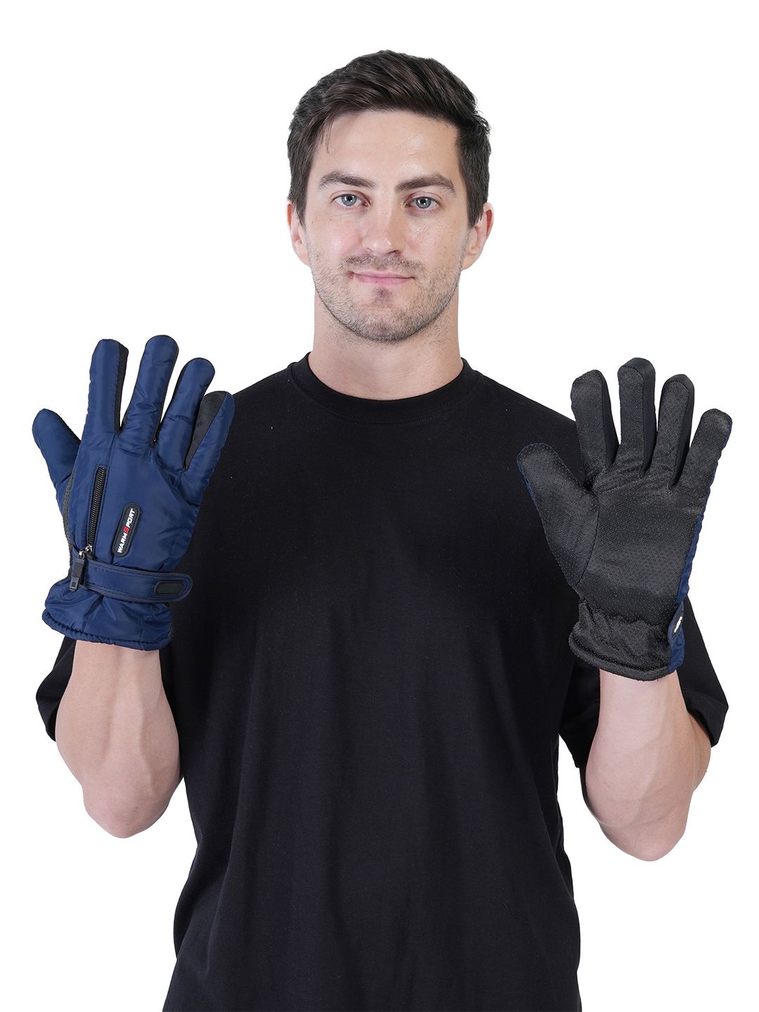 TEEMOODS Men Patterned Winter Gloves