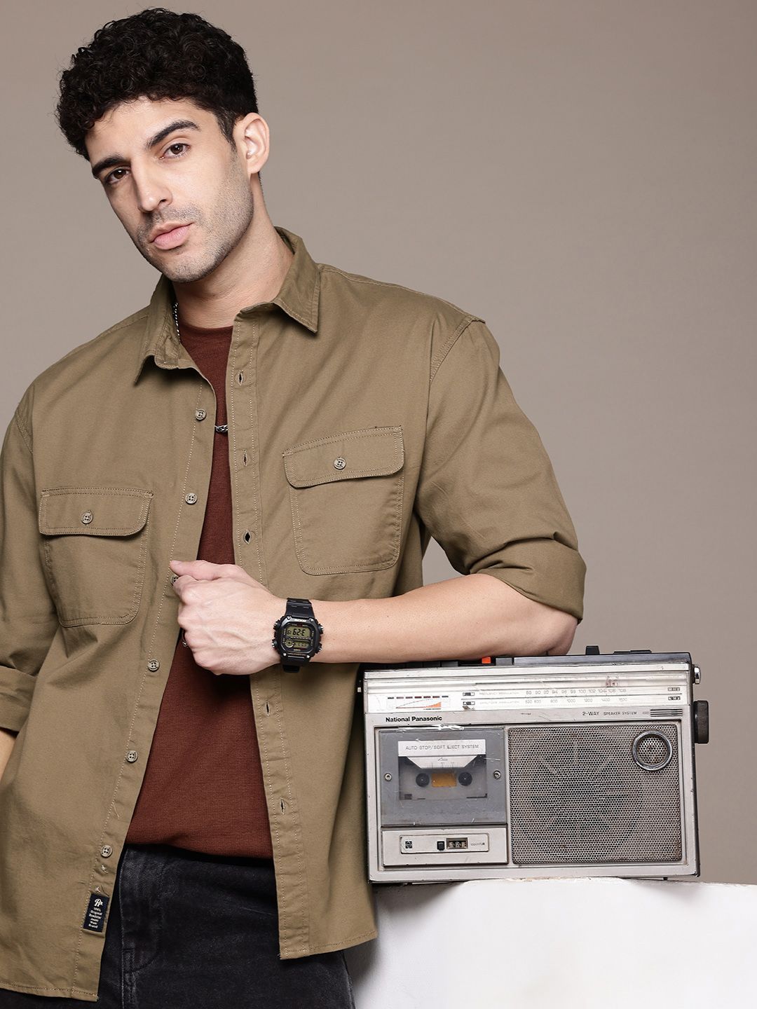 Roadster Men Relaxed Fit Casual Shirt
