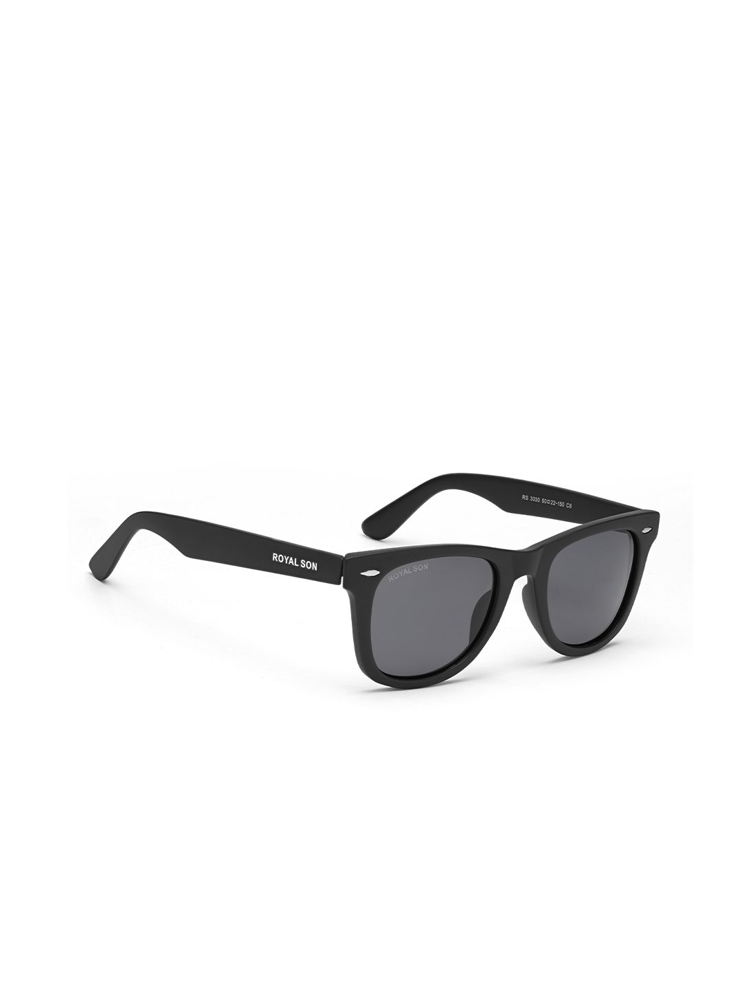 ROYAL SON Unisex Wayfarer Sunglasses with Polarised and UV Protected Lens- SG-RS3030-C1