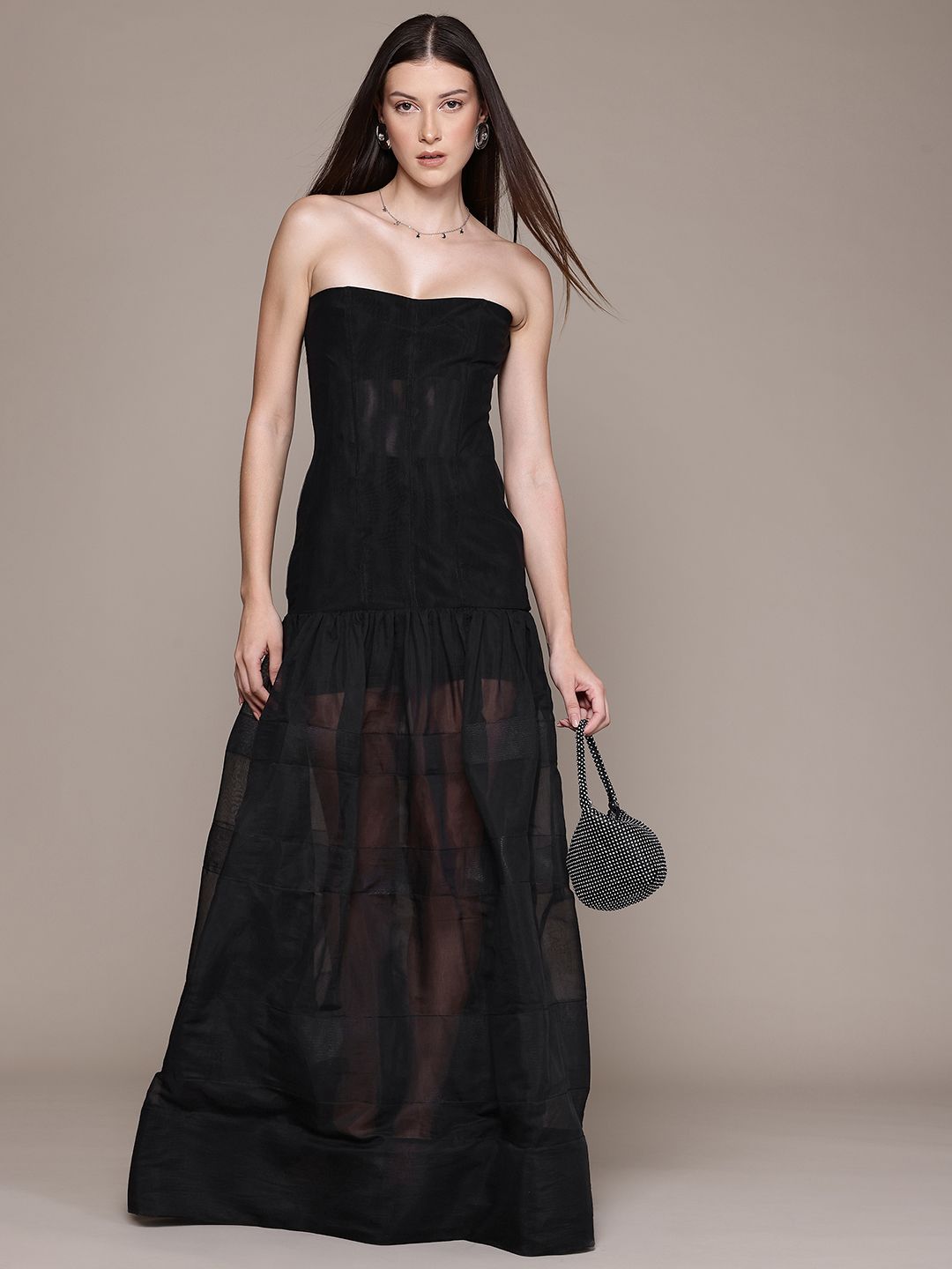 mango flared corset dress Buy MANGO Sheer Corset Drop-Waist Maxi Dress - Dresses for Women 31238707
