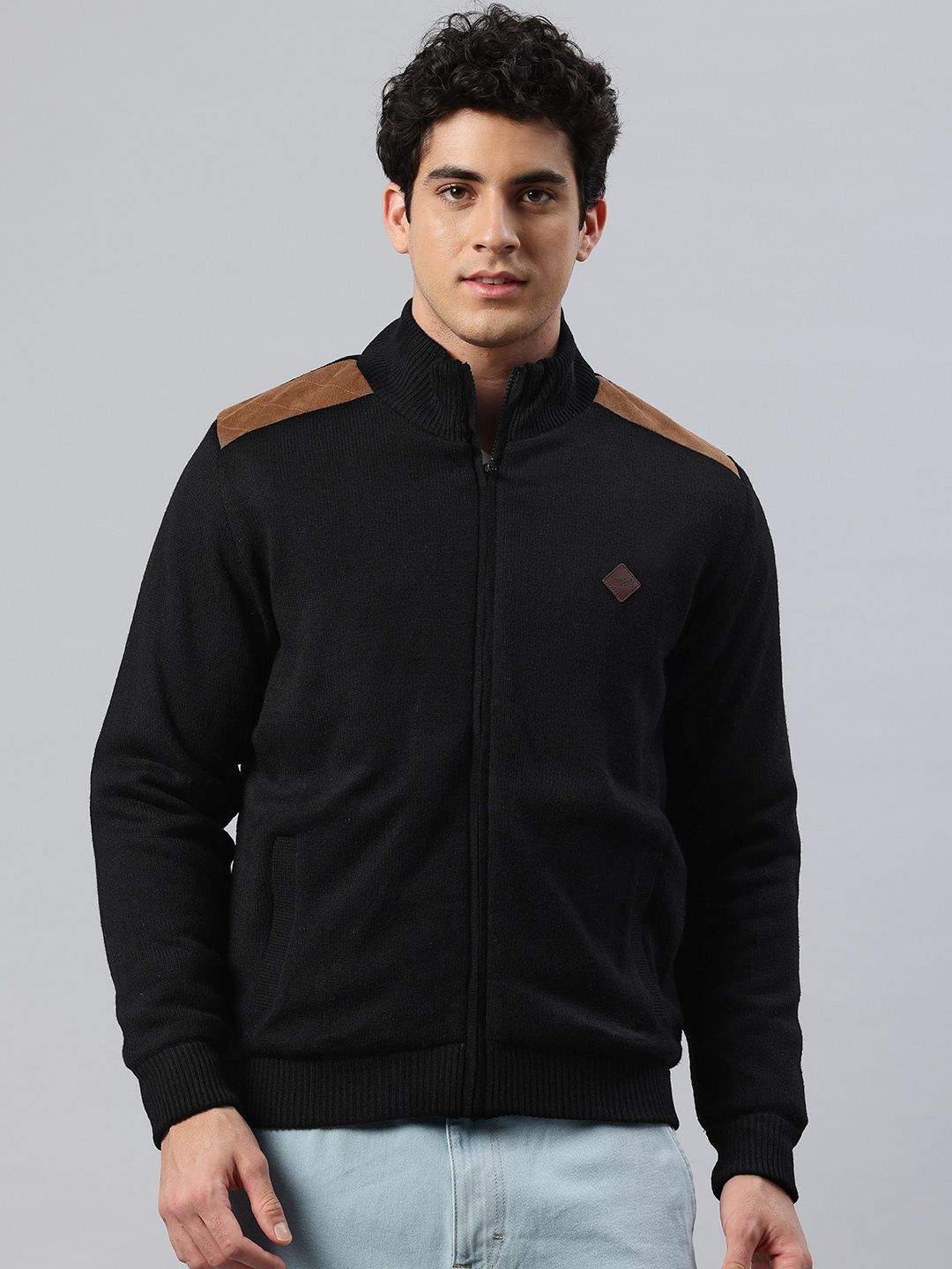 Pierre Carlo Men Colourblocked Tailored Jacket