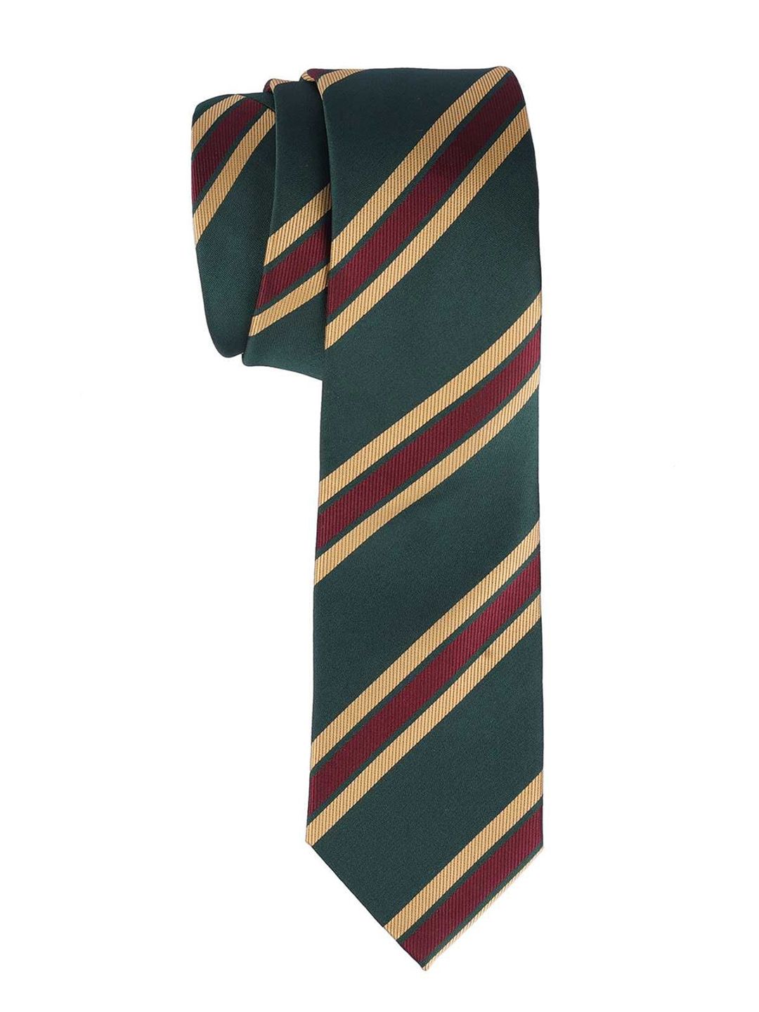 The Tie Hub Men Striped Broad Tie