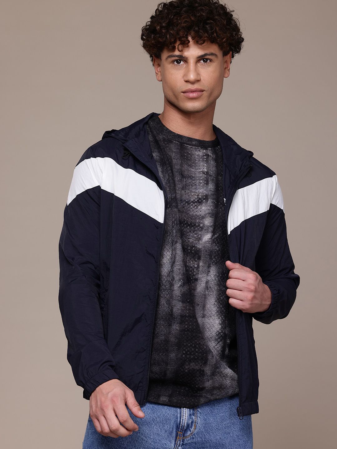The Roadster Lifestyle Co. Striped Tailored Jacket
