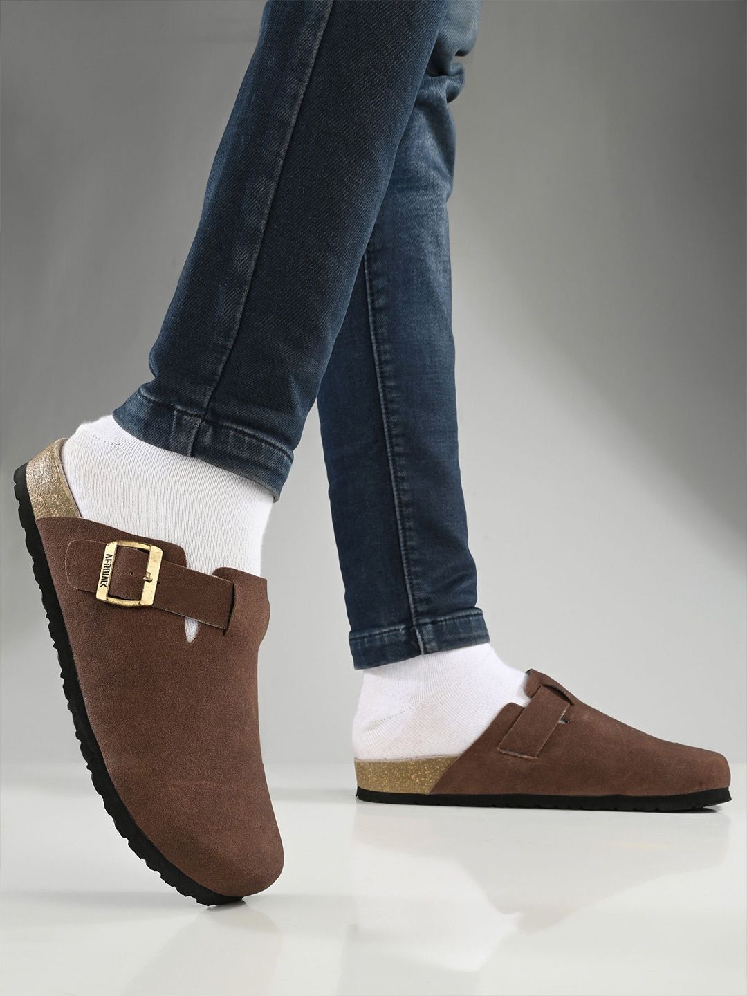 AfroJack Men Leather Shoe-Style Sandals
