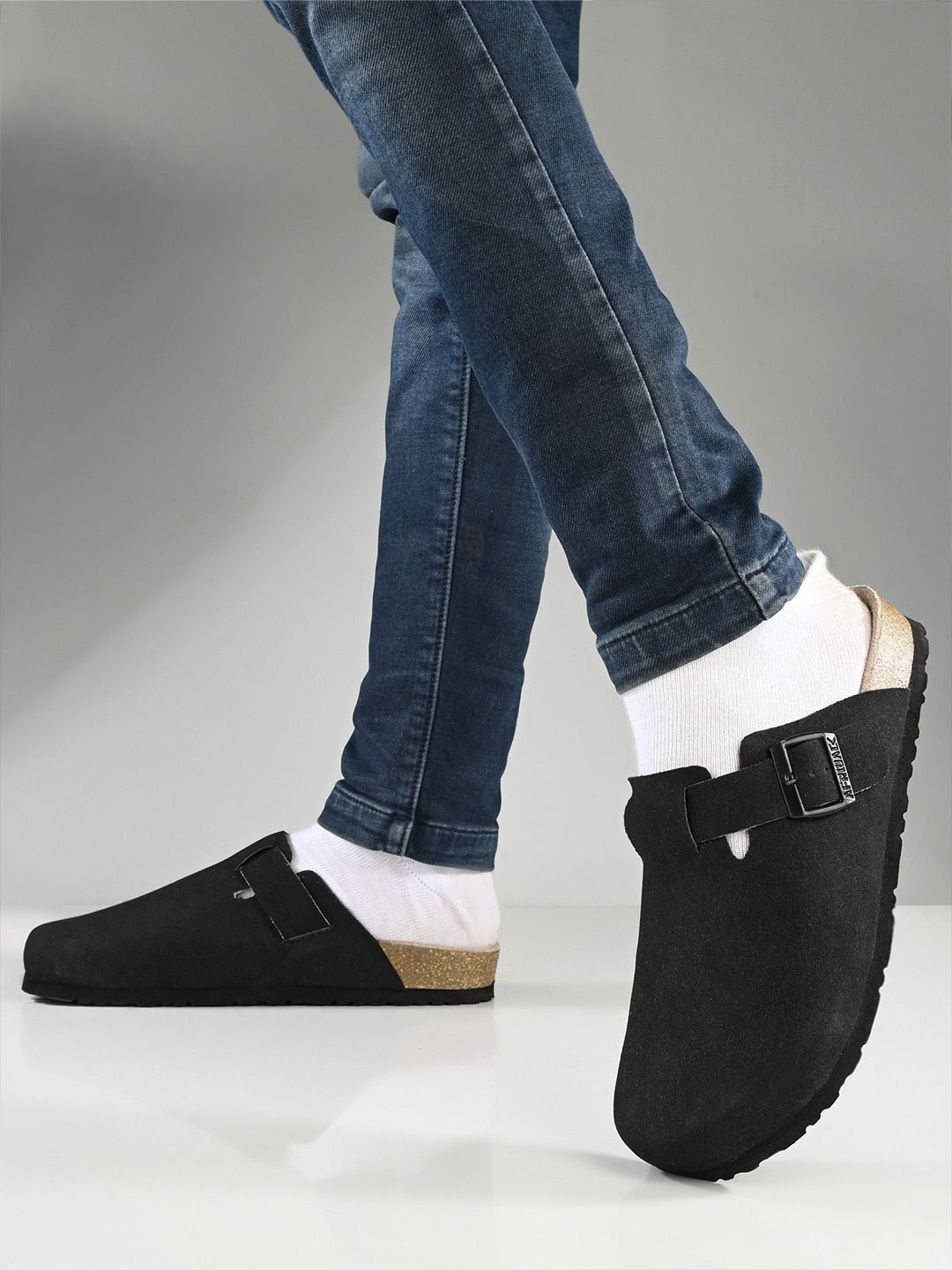 AfroJack Men Leather Shoe-Style Sandals