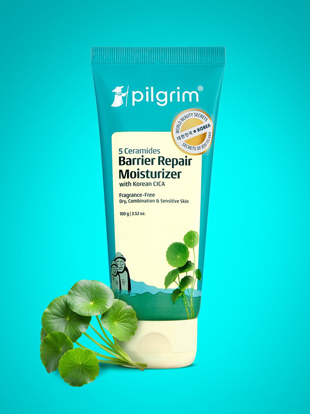 Pilgrim 5 Ceramides Barrier Repair Lightweight Moisturizer with Koeran CICA - 100 g