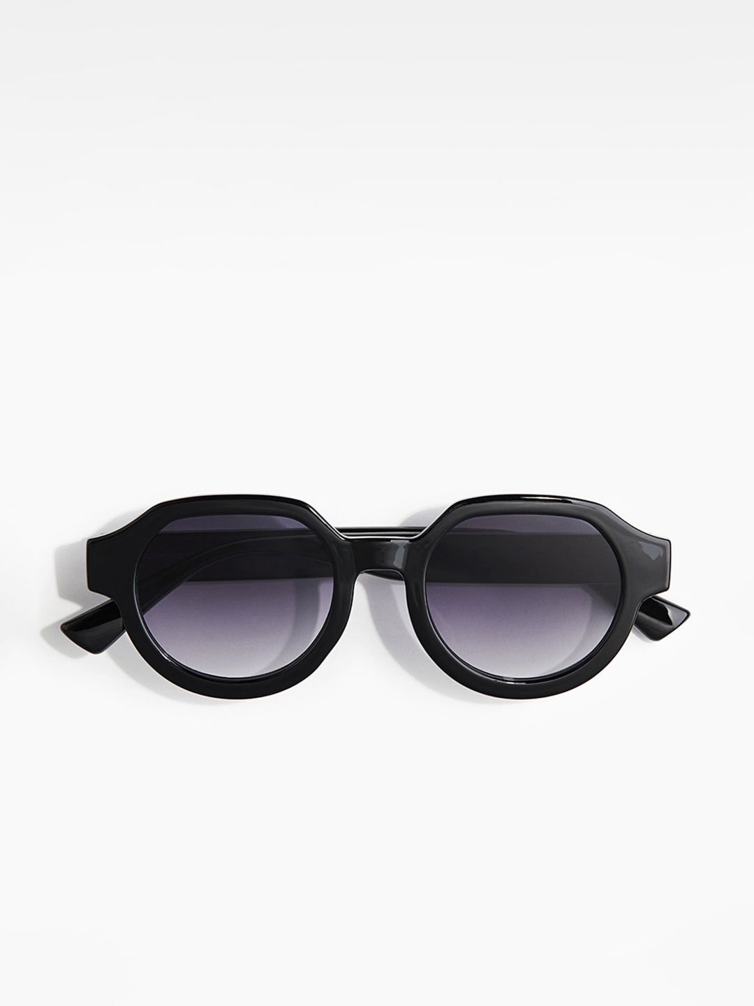 H&M Men Round Sunglasses 1233121001-Black