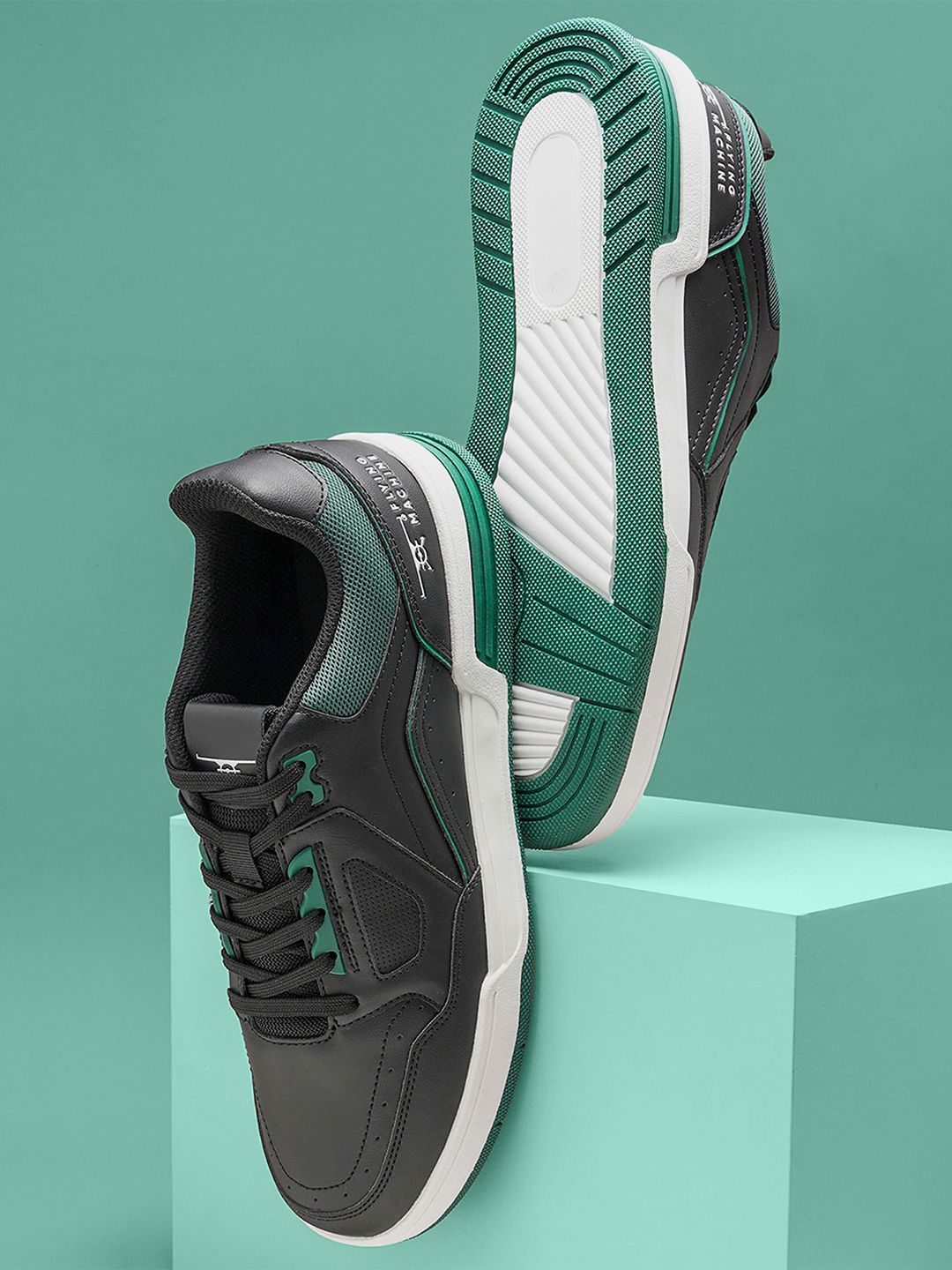 Flying Machine Men PU Sneakers