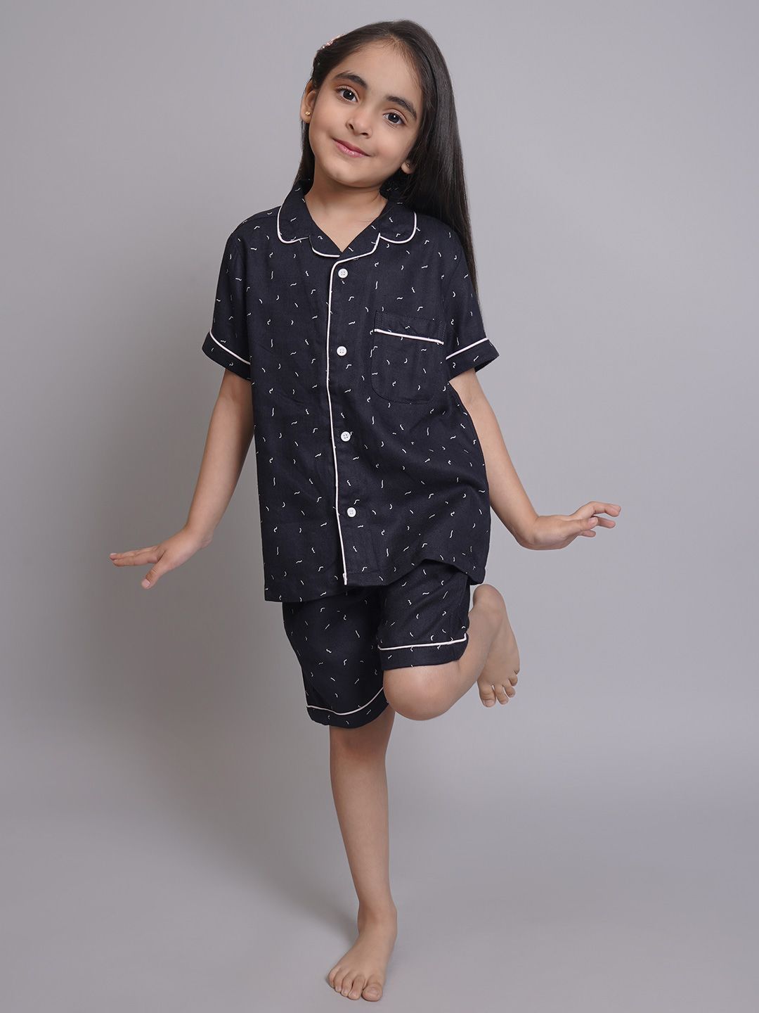 Biglilpeople Kids Printed Pure Cotton Night suit